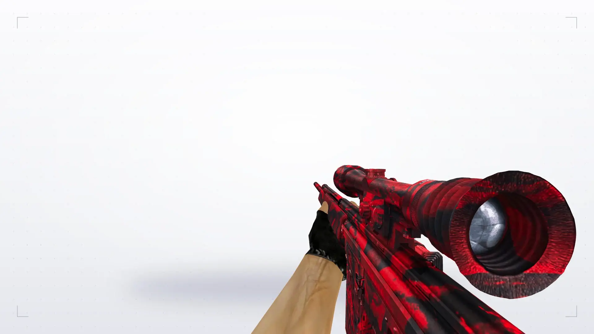 G3SG1 in Red Camo — first person