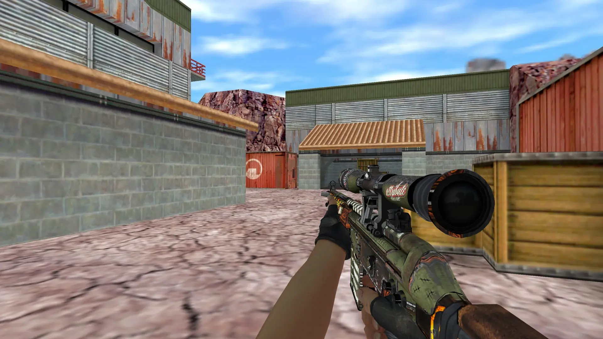 G3SG1 Savage — de_nuke (first person)