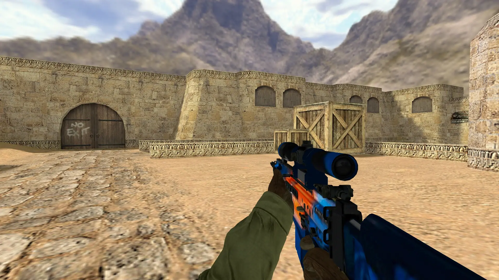 SCAR-20 | Cardiac — de_dust2 (first person)