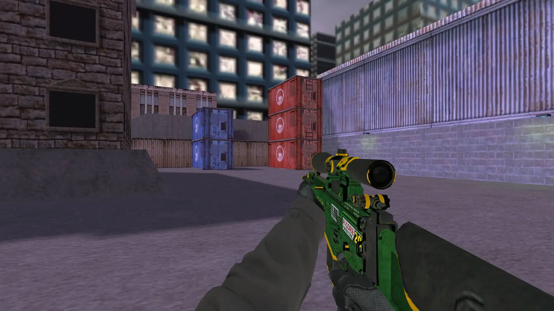 SCAR-20 | Powercore — cs_assault (first person)