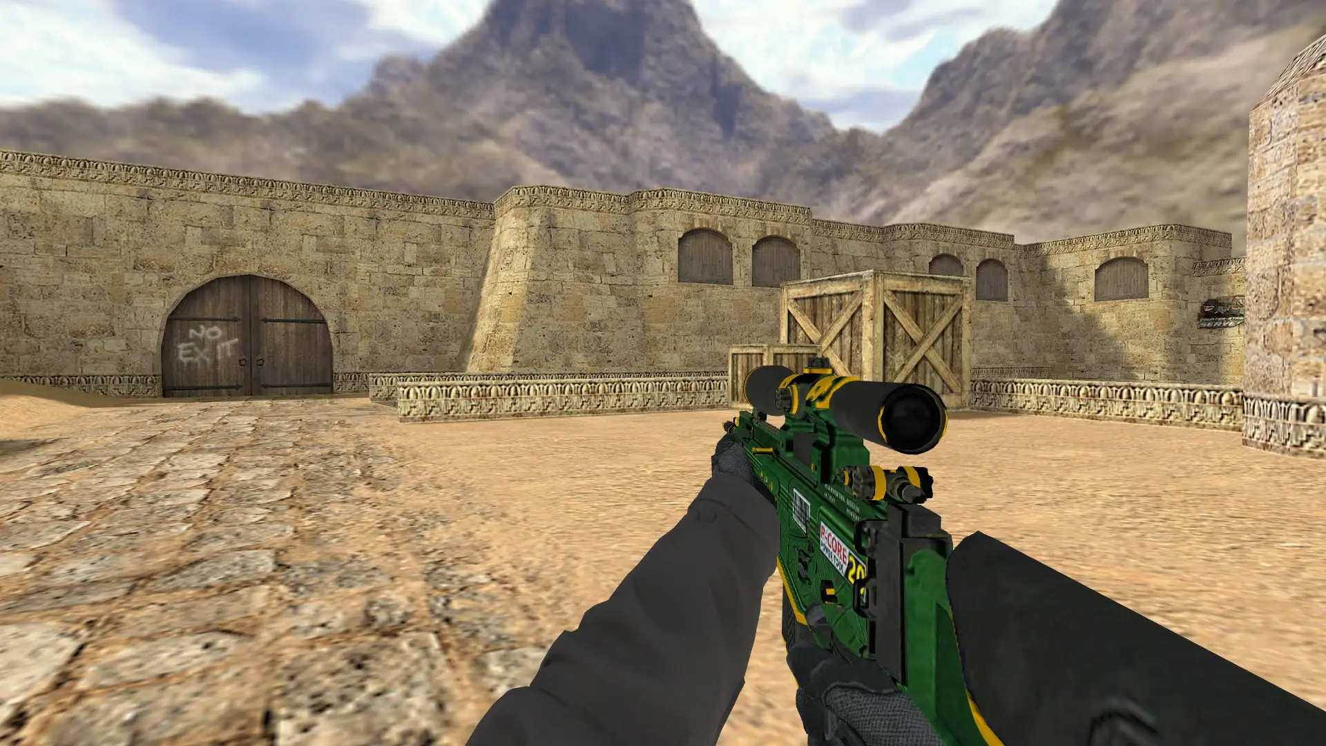 SCAR-20 | Powercore — de_dust2 (first person)