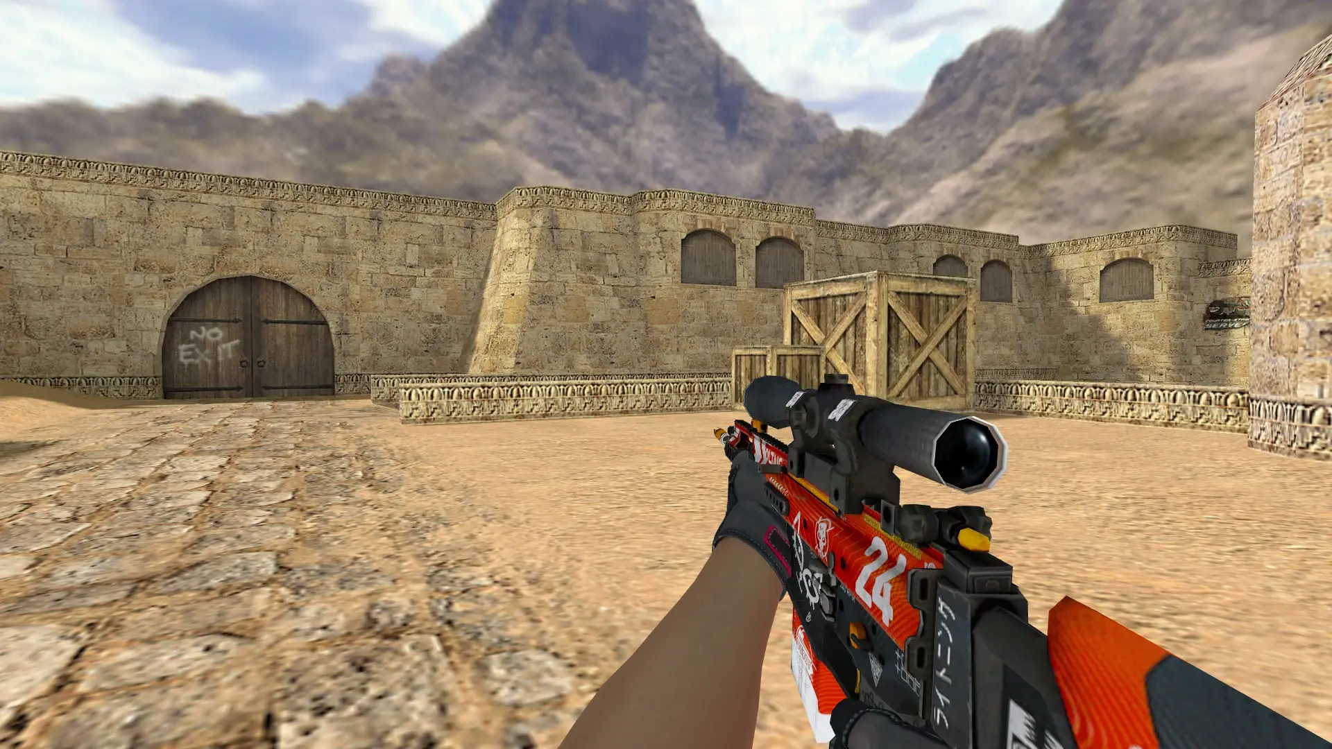 SG 550 Bloodsport — de_dust2 (first person)