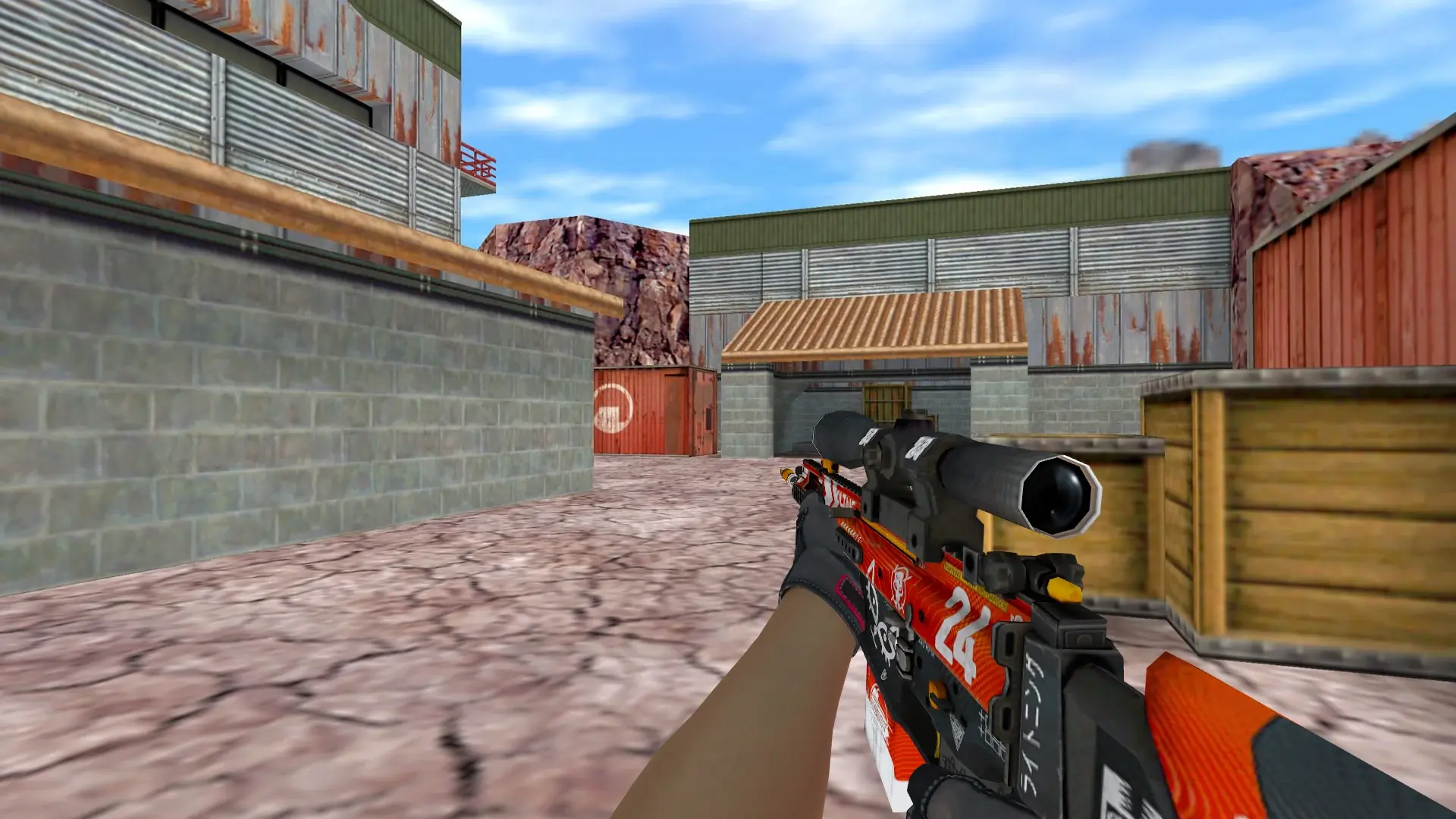 SG 550 Bloodsport — de_nuke (first person)