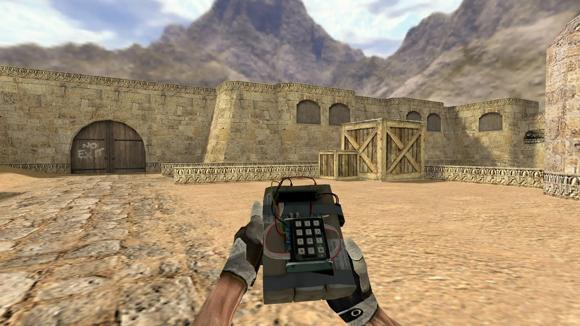 CS:GO C4 Port — de_dust2 (first person)
