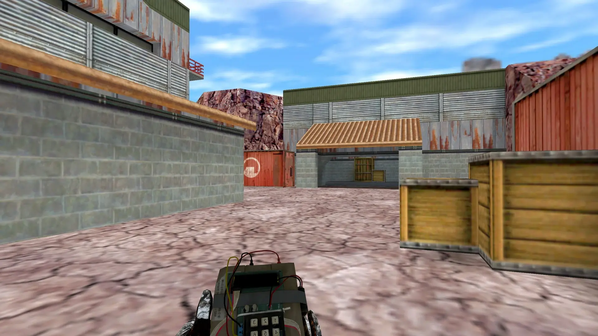CS:GO C4 on Custom Arms — de_nuke (first person)