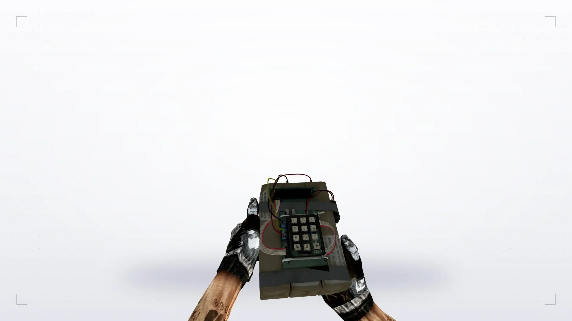 CS:GO C4 on Custom Arms — first person