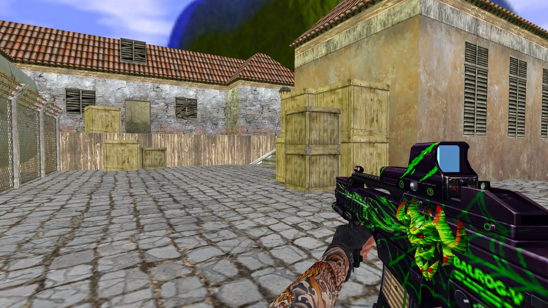 AUG — Balrog Poison Weapon Pack — de_inferno (first person)