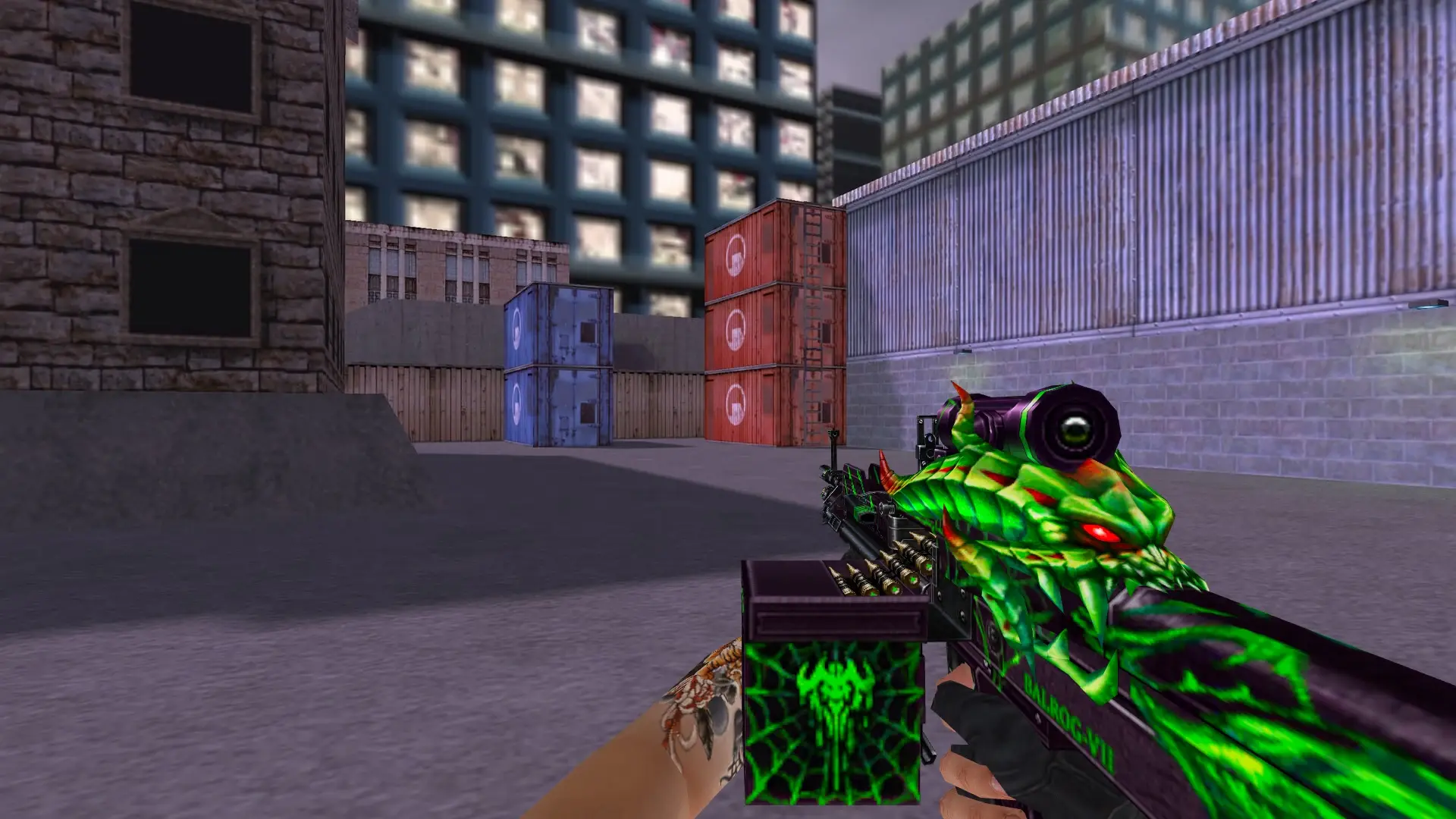 M249 — Balrog Poison Weapon Pack — cs_assault (first person)
