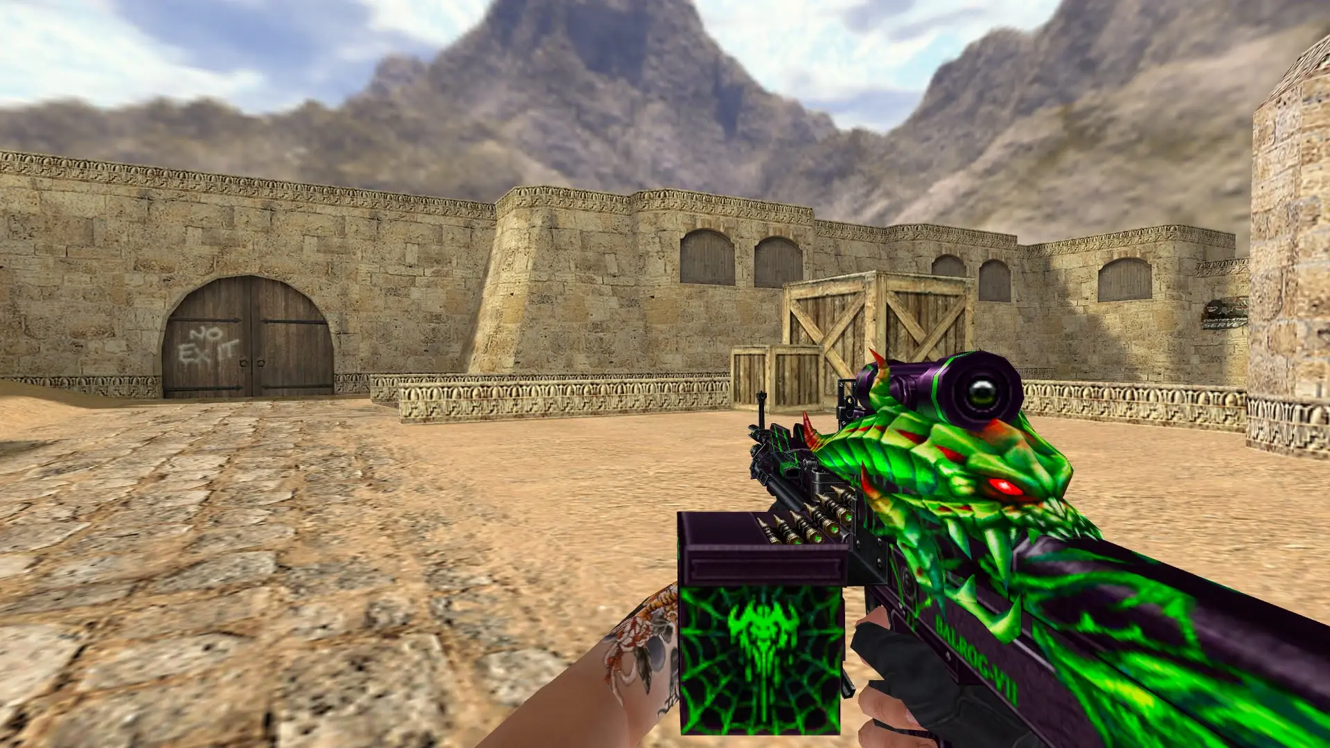 M249 — Balrog Poison Weapon Pack — de_dust2 (first person)