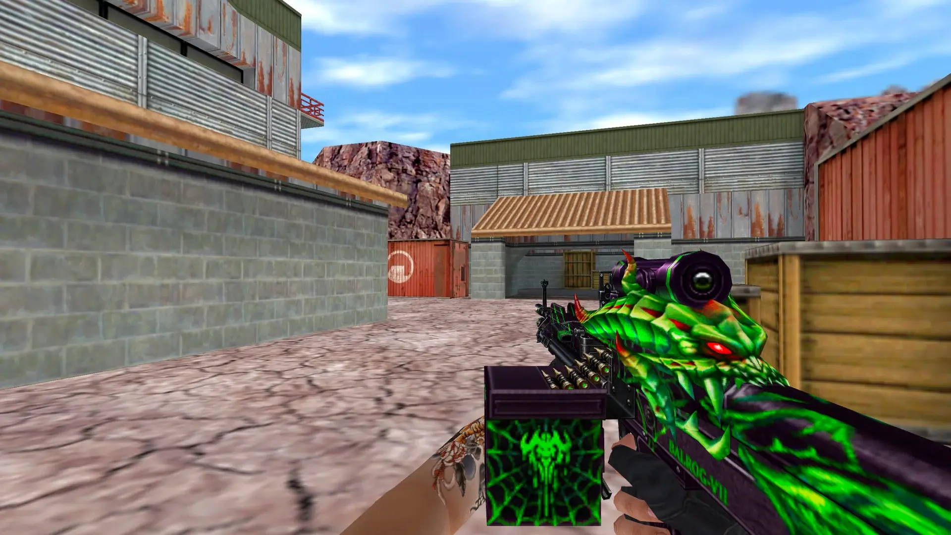 M249 — Balrog Poison Weapon Pack — de_nuke (first person)