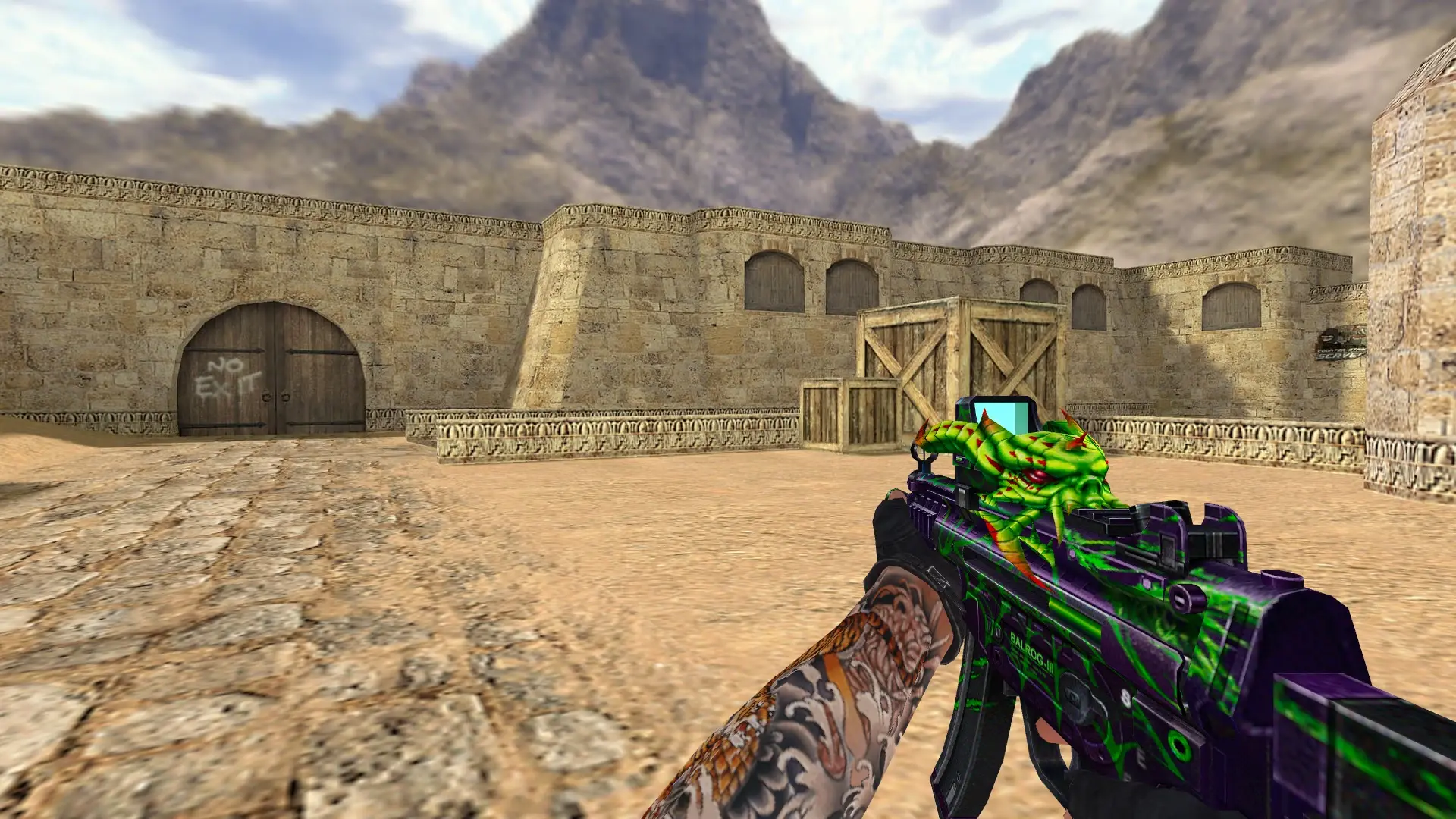 MP5 — Balrog Poison Weapon Pack — de_dust2 (first person)