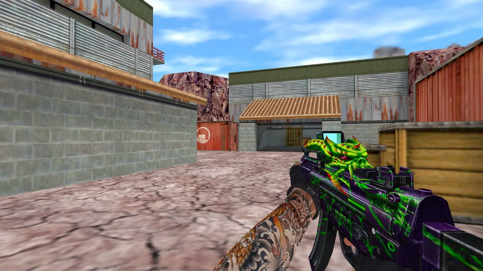 MP5 — Balrog Poison Weapon Pack — de_nuke (first person)