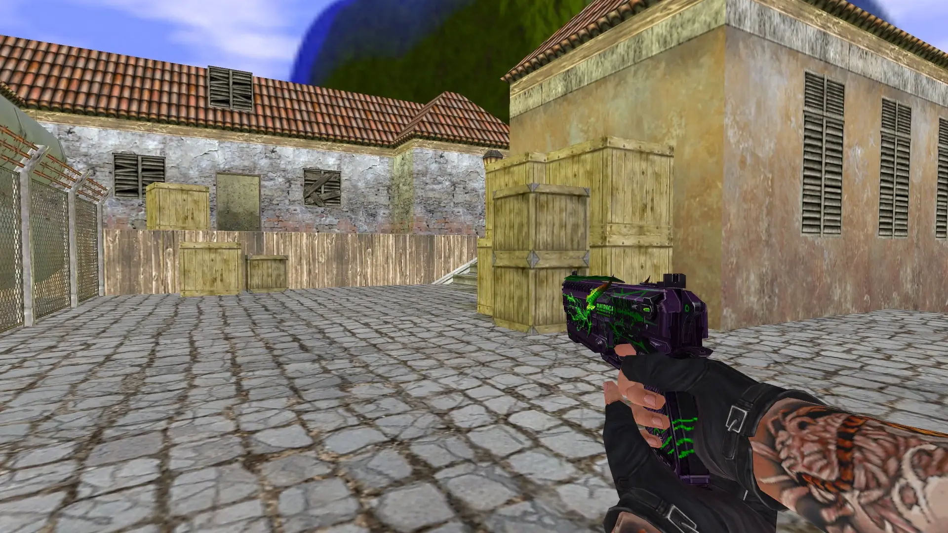 USP — Balrog Poison Weapon Pack — de_inferno (first person)