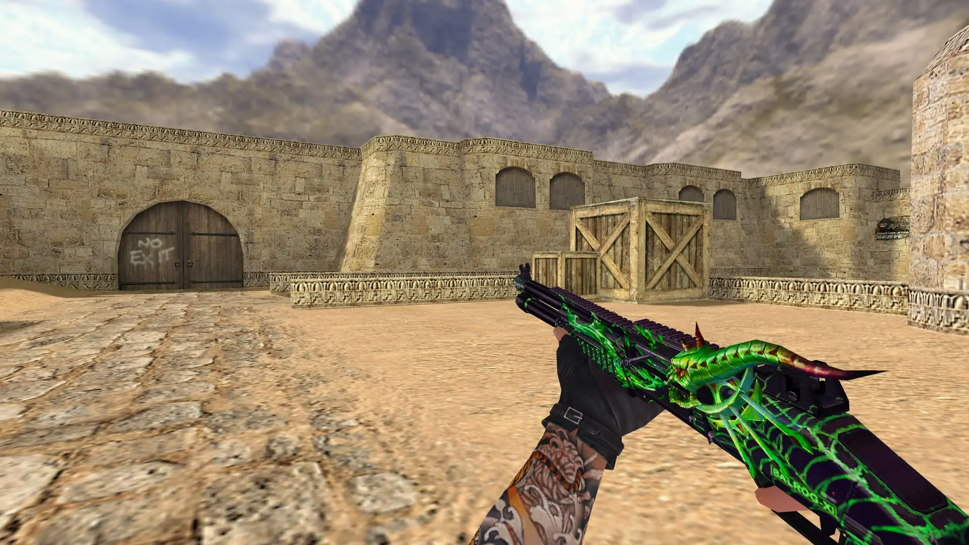 XM1014 — Balrog Poison Weapon Pack — de_dust2 (first person)