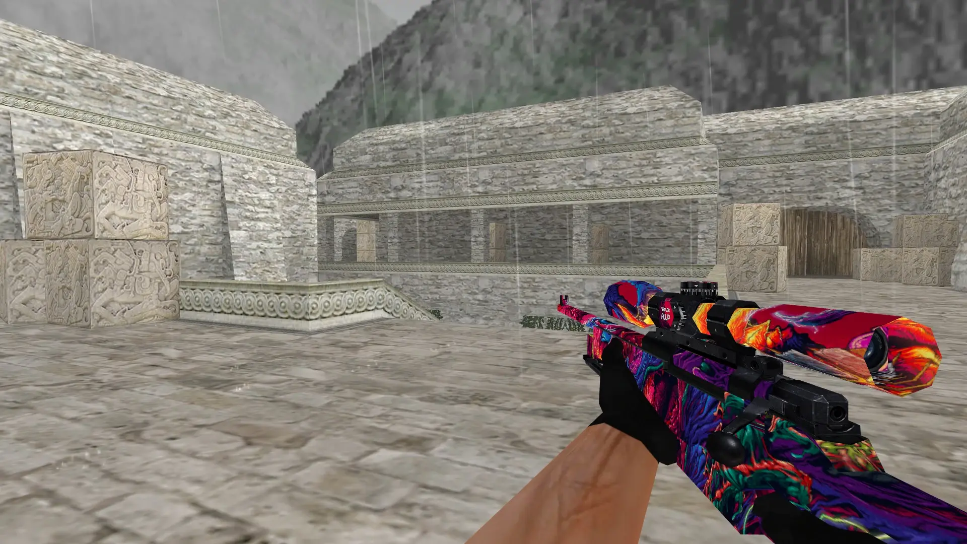 AWP — Hyper Beast Weapon Pack — de_aztec (first person)