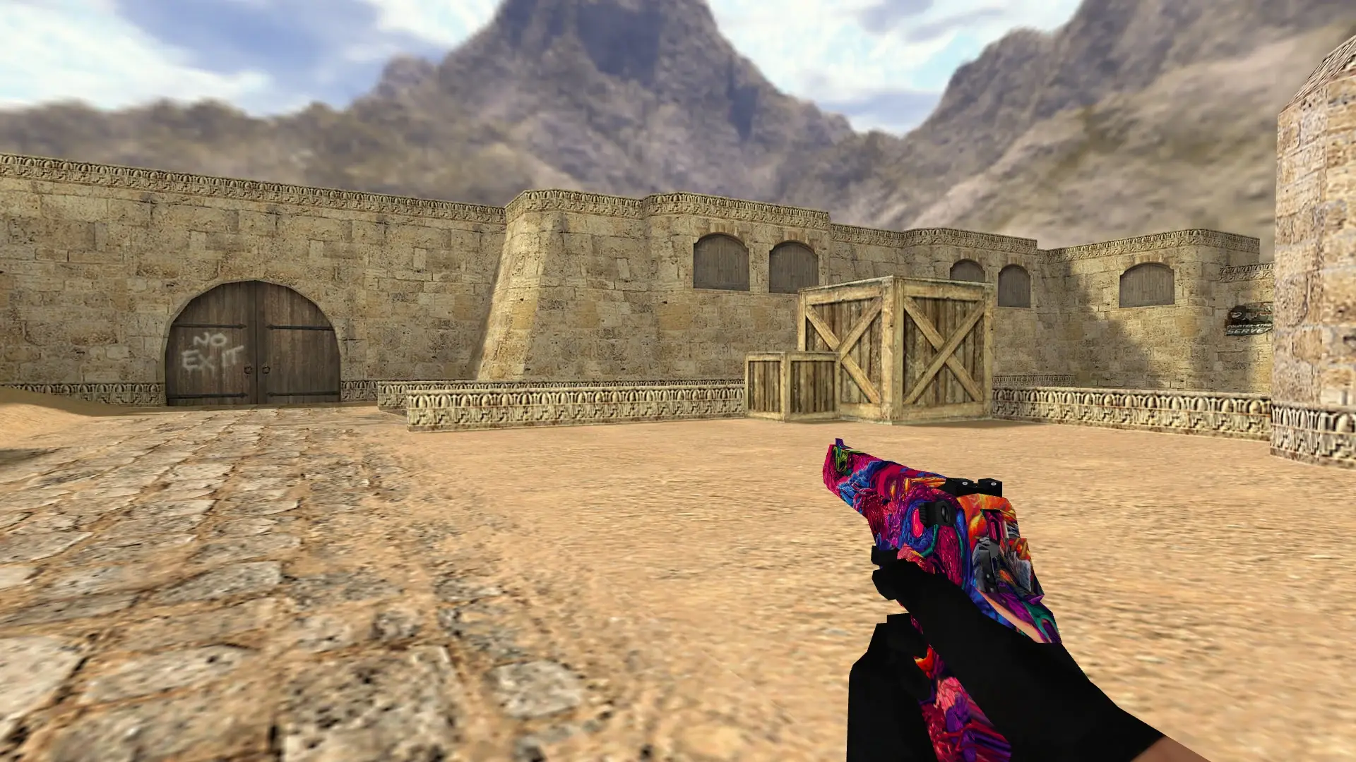 Desert Eagle — Hyper Beast Weapon Pack — de_dust2 (first person)