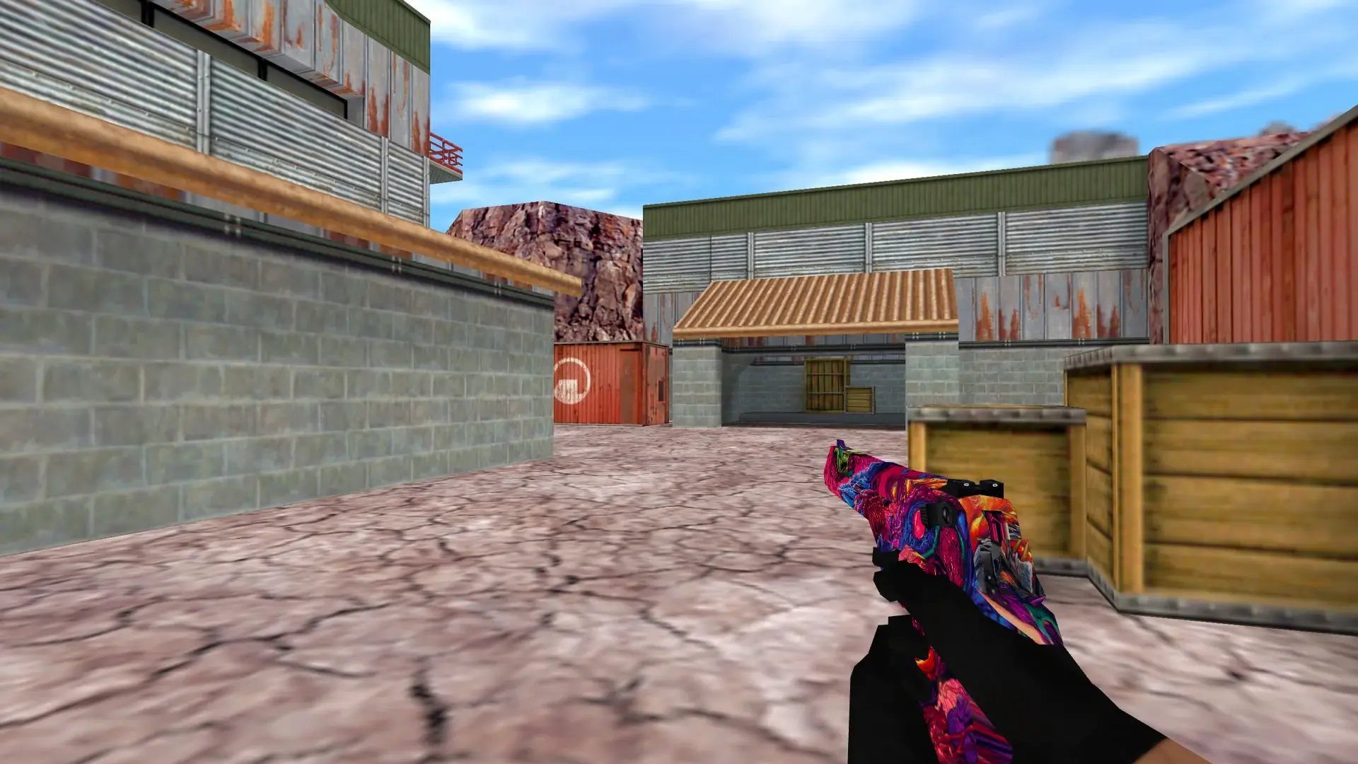 Desert Eagle — Hyper Beast Weapon Pack — de_nuke (first person)