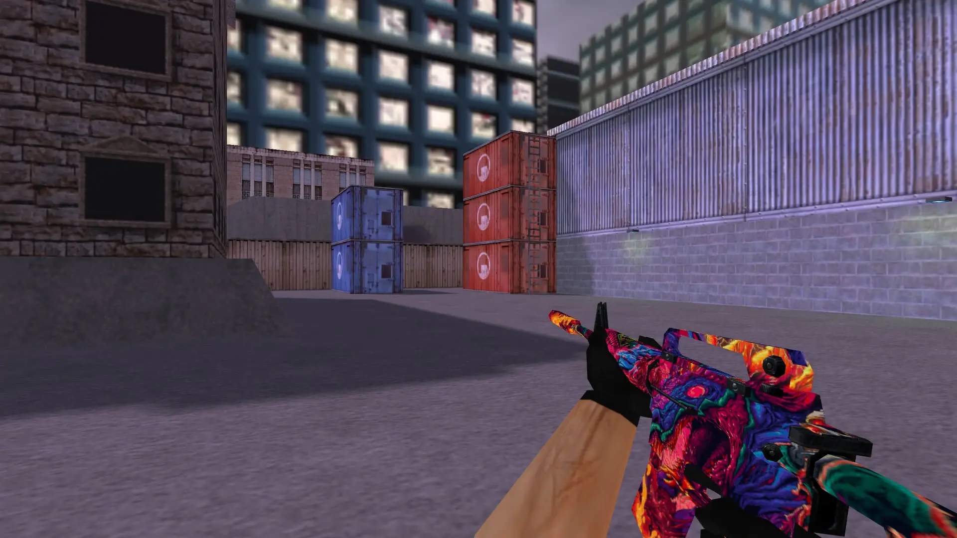M4A1 — Hyper Beast Weapon Pack — cs_assault (first person)
