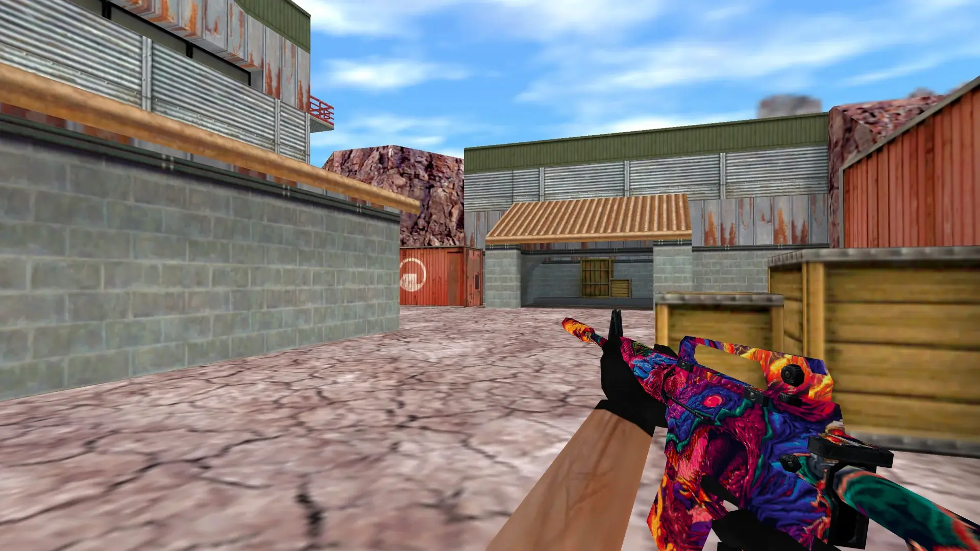 M4A1 — Hyper Beast Weapon Pack — de_nuke (first person)