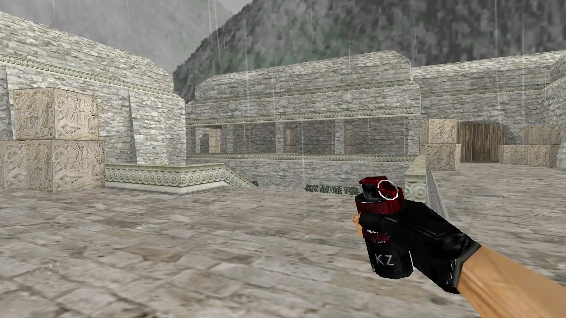 HE Grenade — KZ The Electro Weapon Pack — de_aztec (first person)
