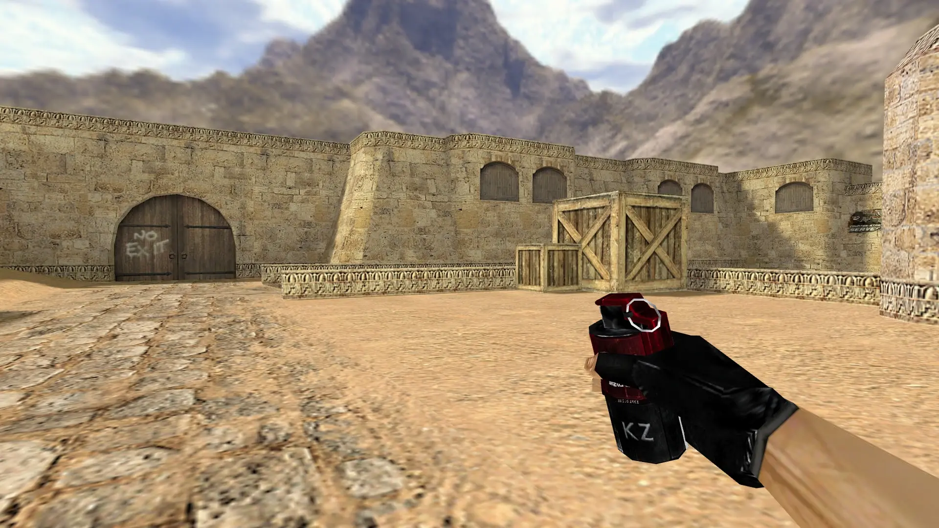HE Grenade — KZ The Electro Weapon Pack — de_dust2 (first person)