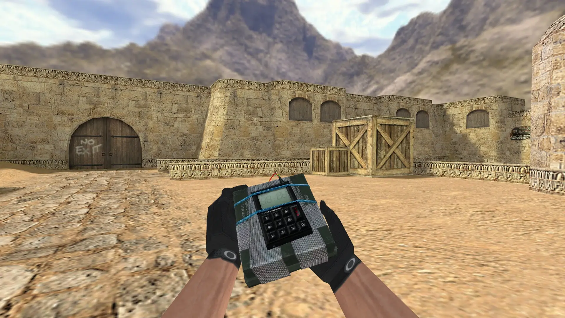 M112 Demolition Charge — de_dust2 (first person)