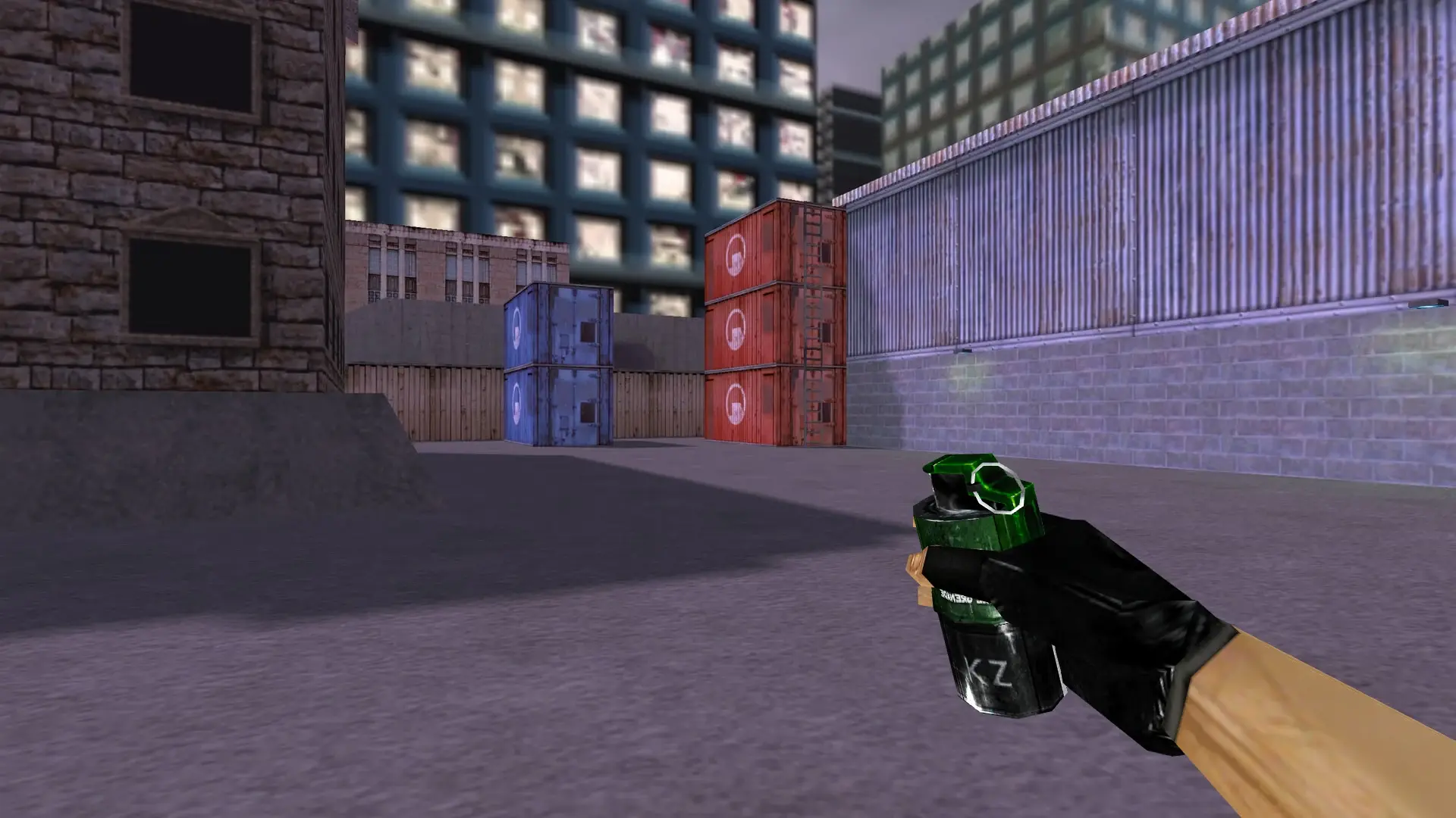 Smoke Grenade — KZ The Electro Weapon Pack — cs_assault (first person)