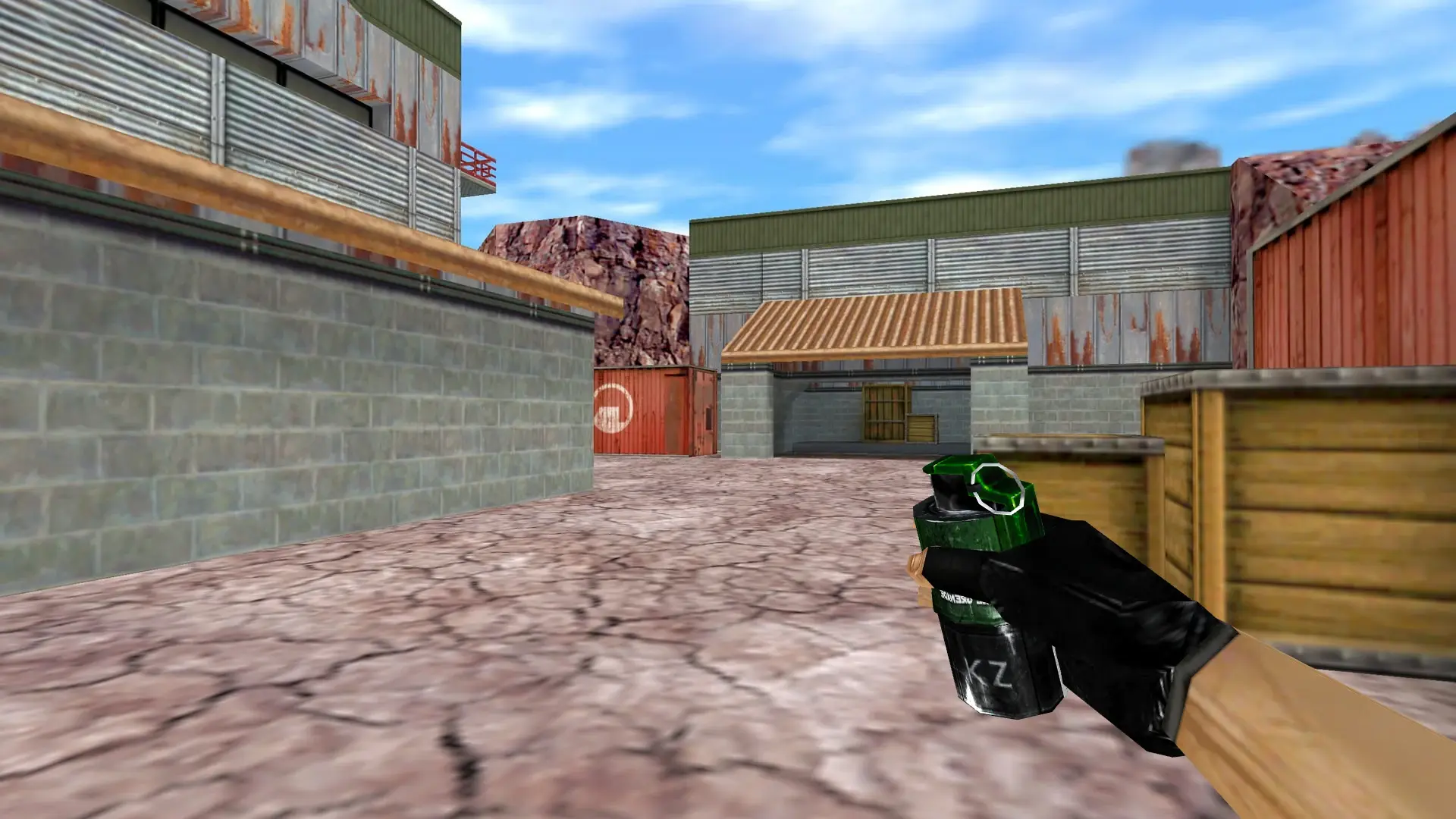 Smoke Grenade — KZ The Electro Weapon Pack — de_nuke (first person)