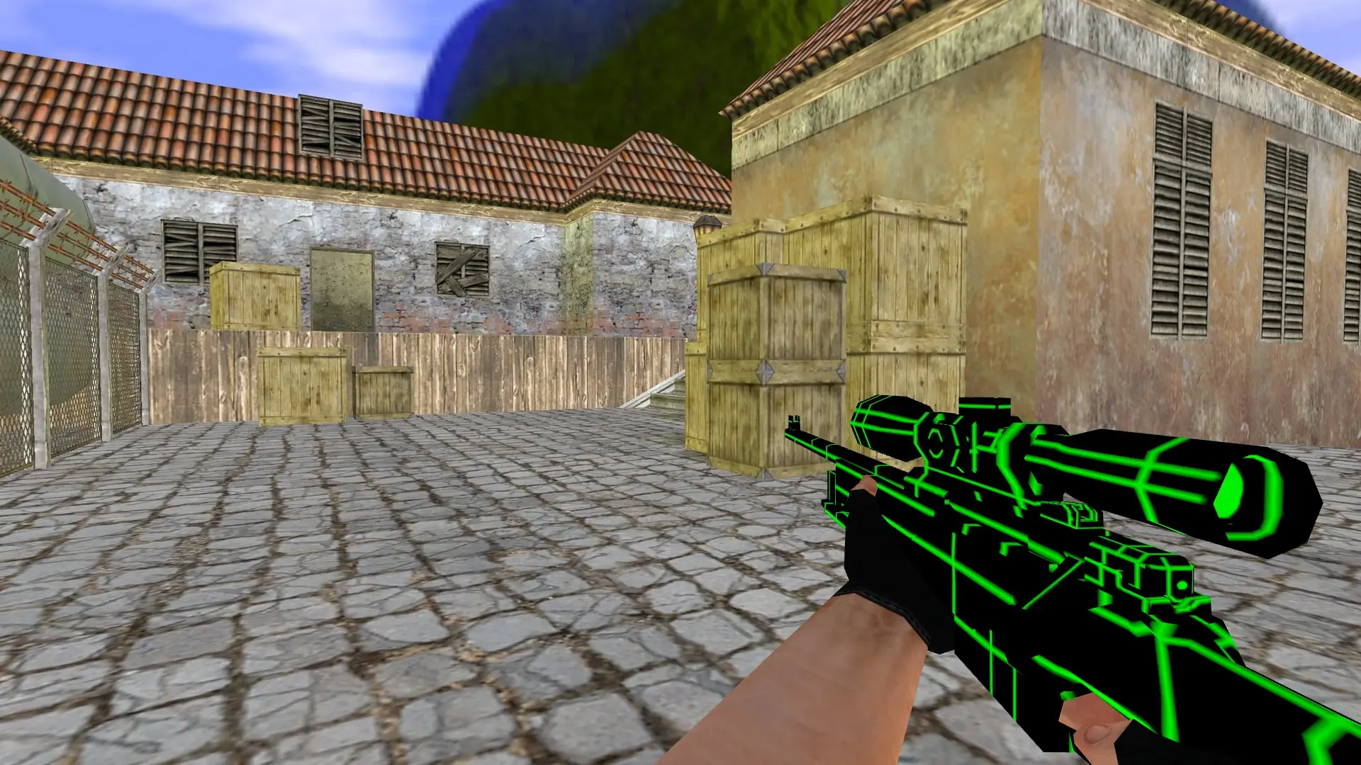 AWP: Greenlines Weapon Set — de_inferno (first person)