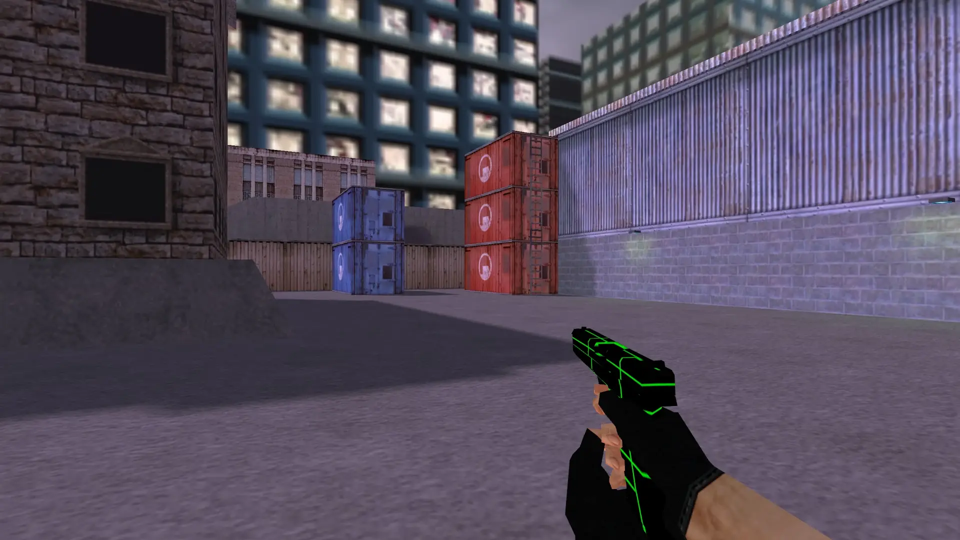 Glock-18: Greenlines Weapon Set — cs_assault (first person)