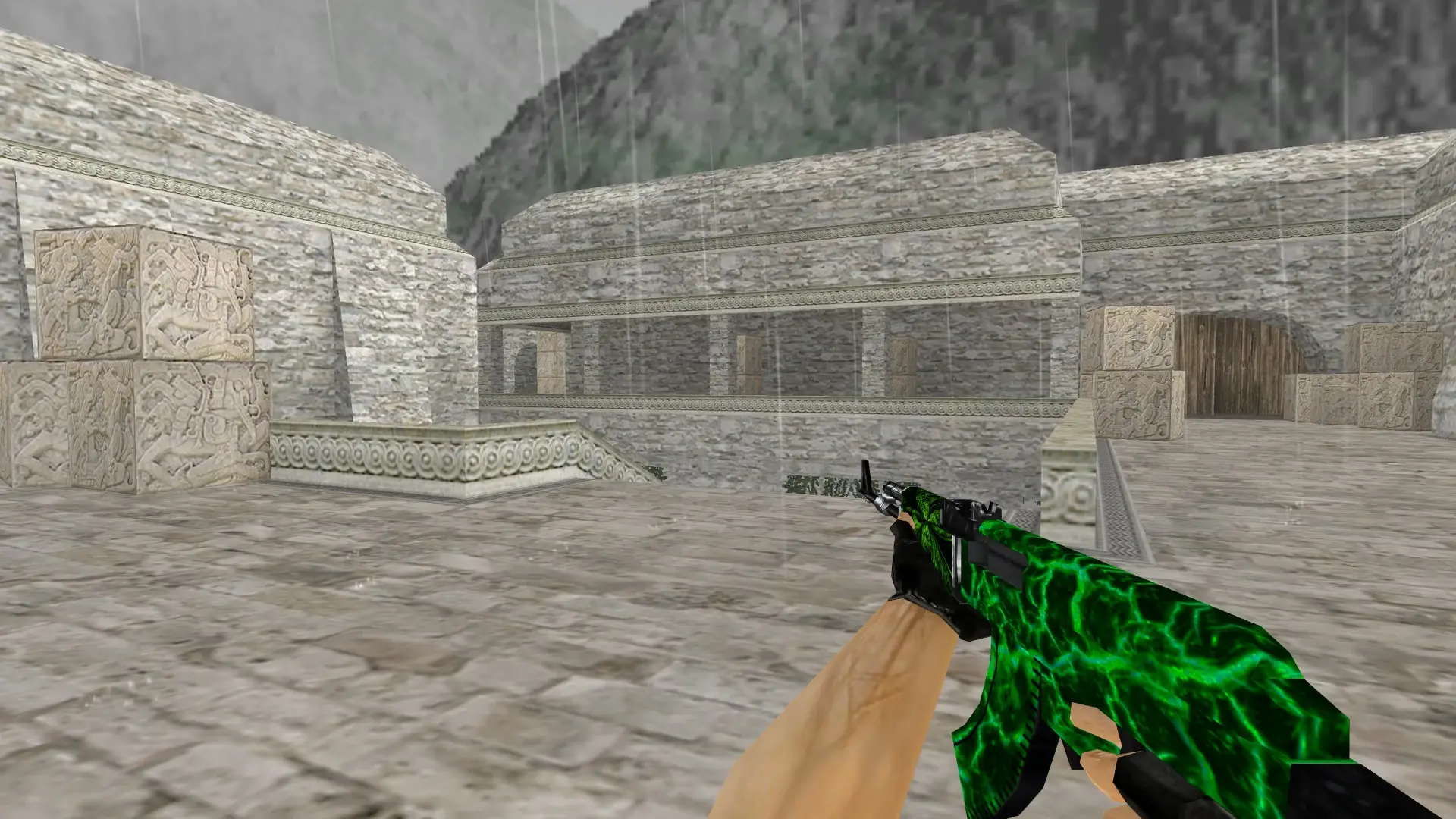 AK-47: Greenshot Weapon Pack — de_aztec (first person)