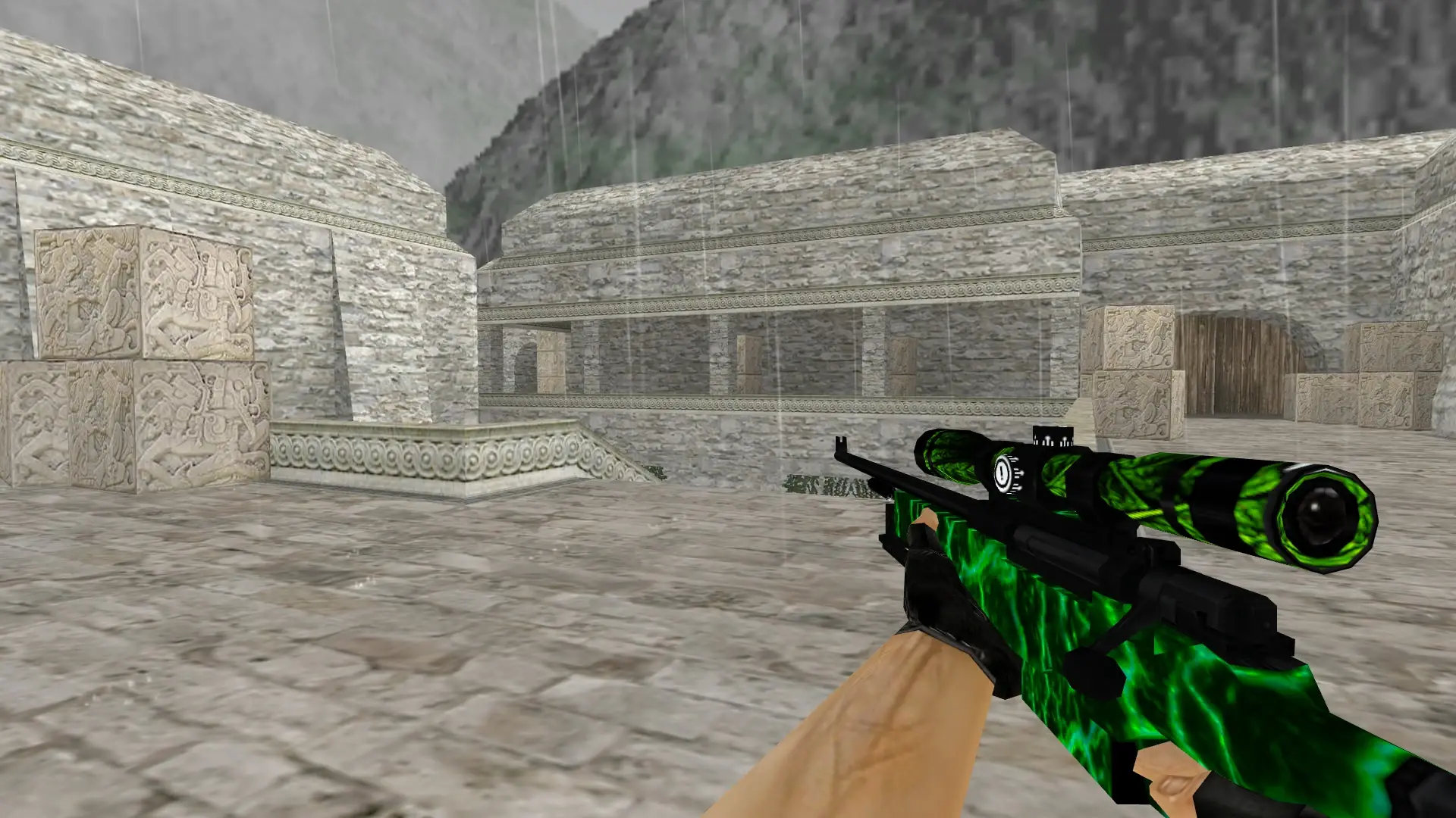 AWP: Greenshot Weapon Pack — de_aztec (first person)