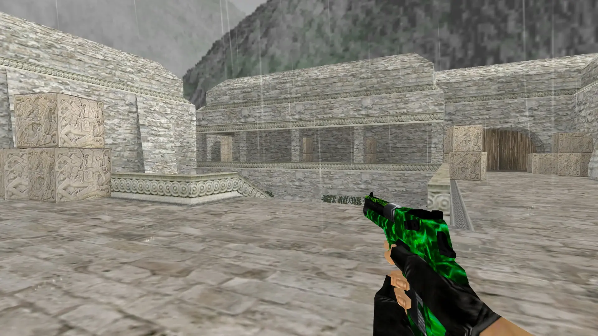 Desert Eagle: Greenshot Weapon Pack — de_aztec (first person)