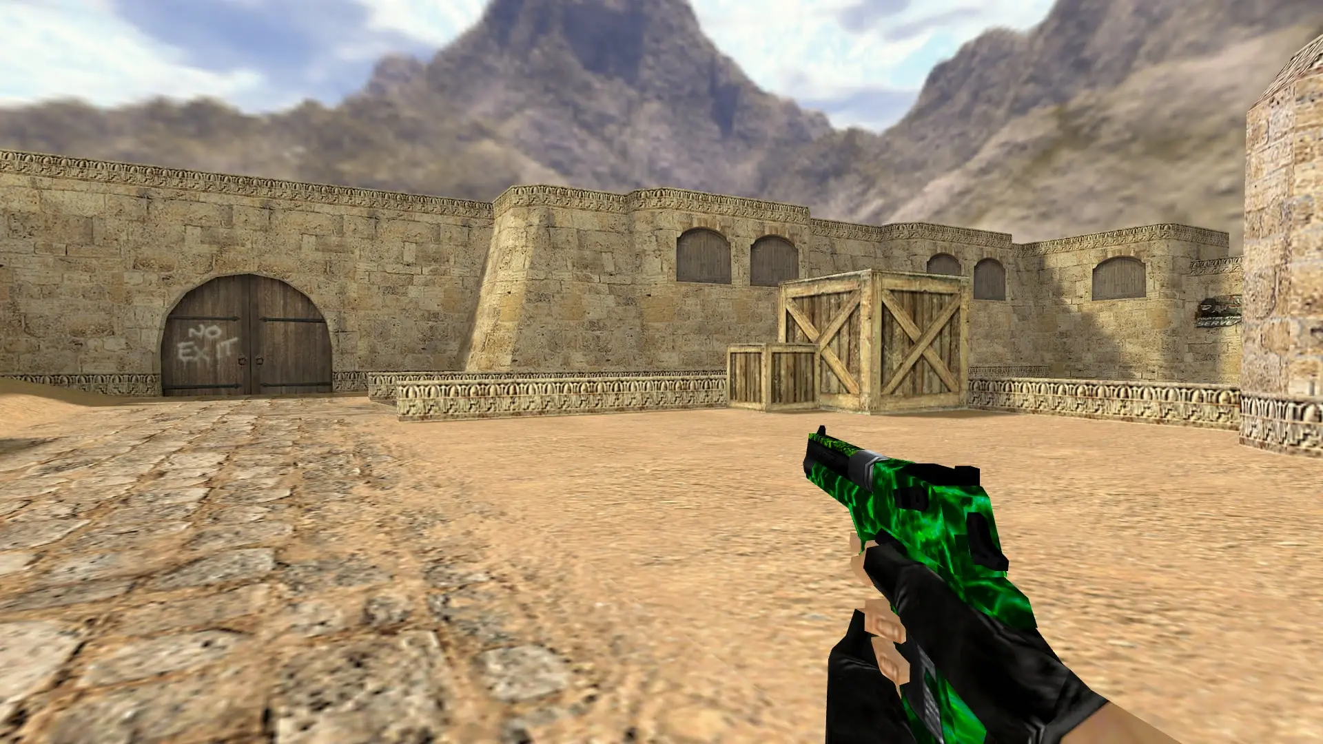 Desert Eagle: Greenshot Weapon Pack — de_dust2 (first person)
