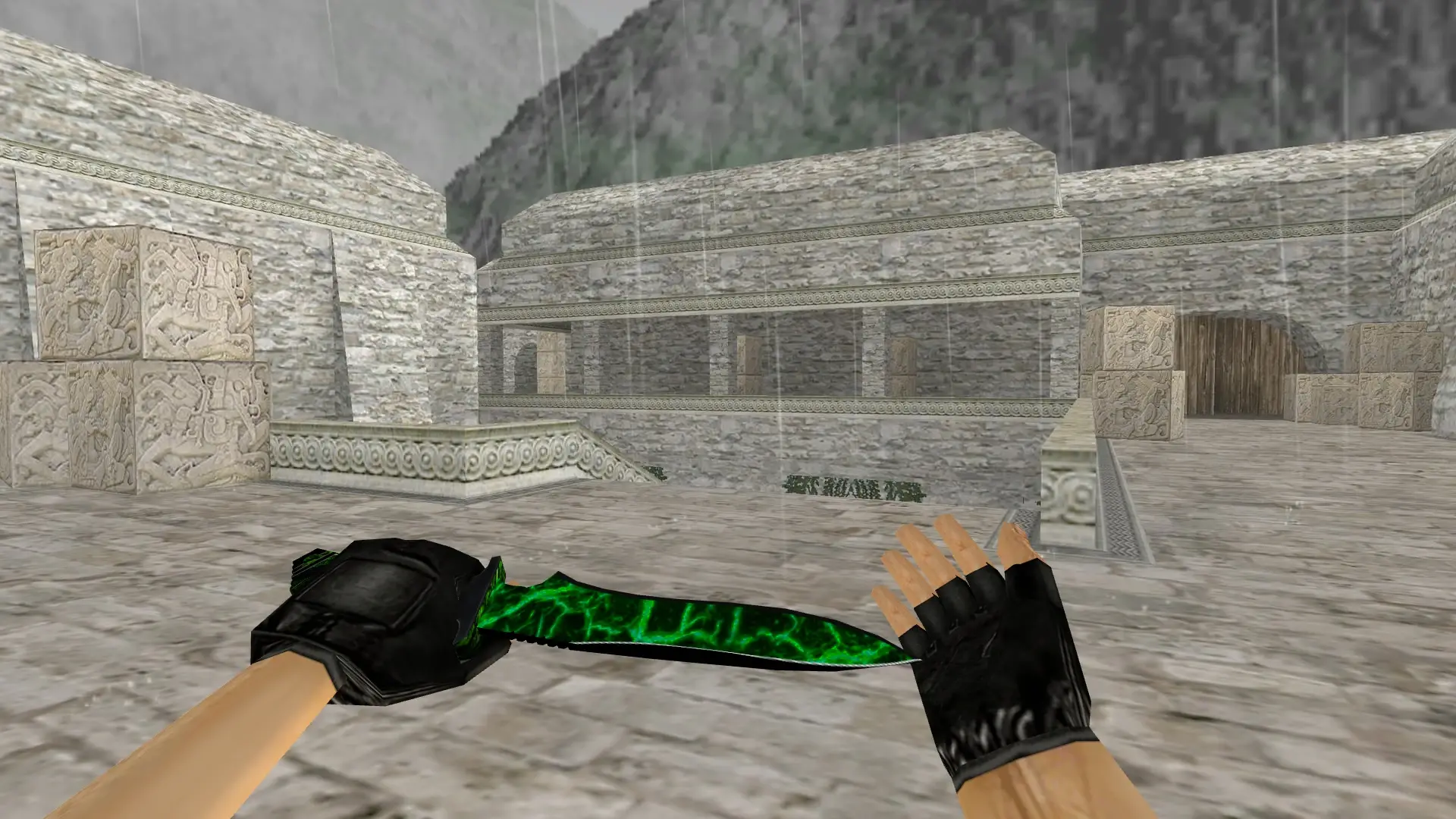 Knife: Greenshot Weapon Pack — de_aztec (first person)
