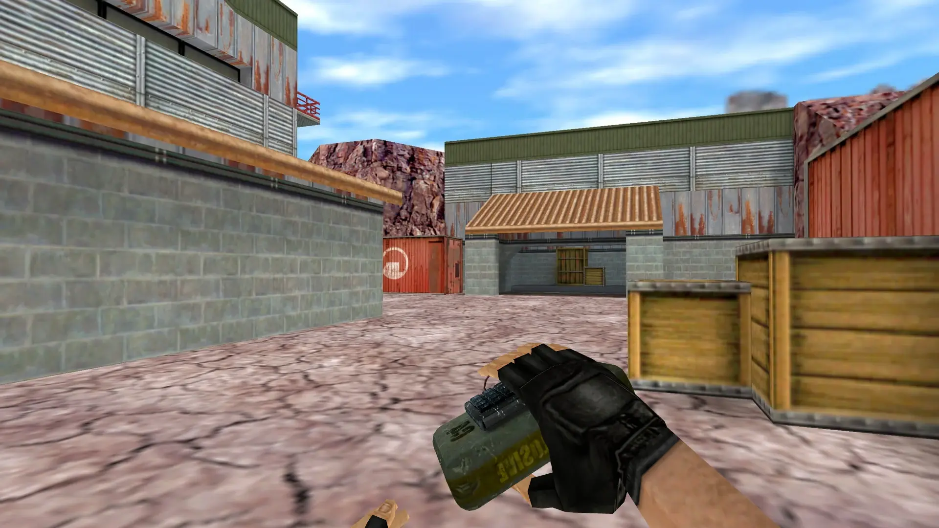 Metal Explosive Retextured — de_nuke (first person)