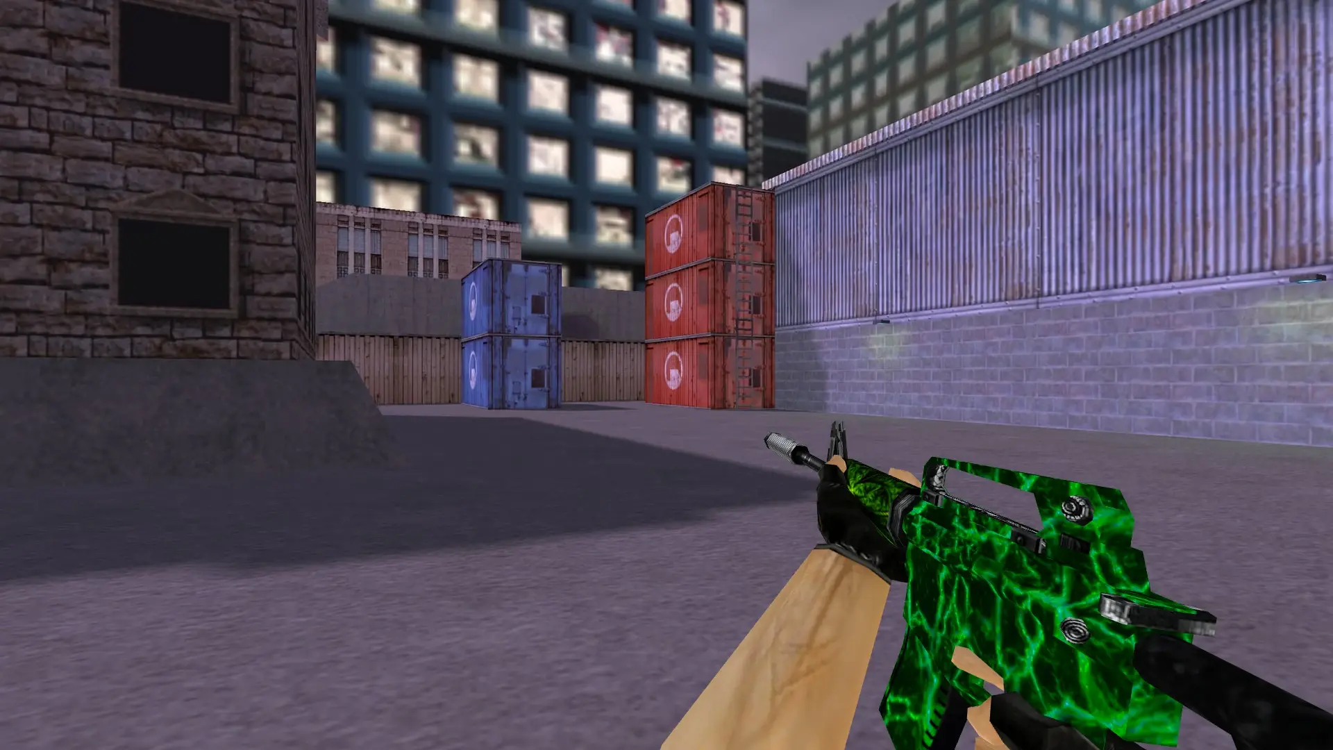 M4A1: Greenshot Weapon Pack — cs_assault (first person)
