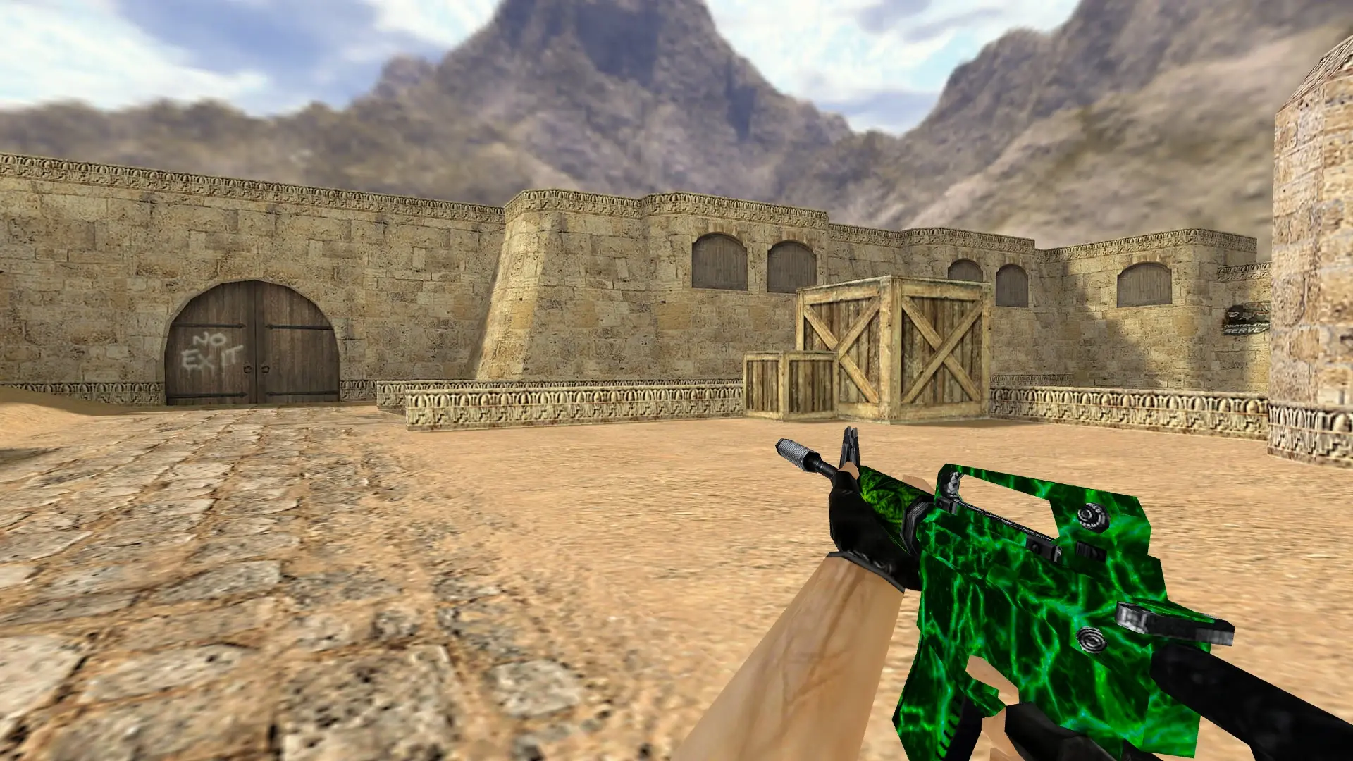 M4A1: Greenshot Weapon Pack — de_dust2 (first person)