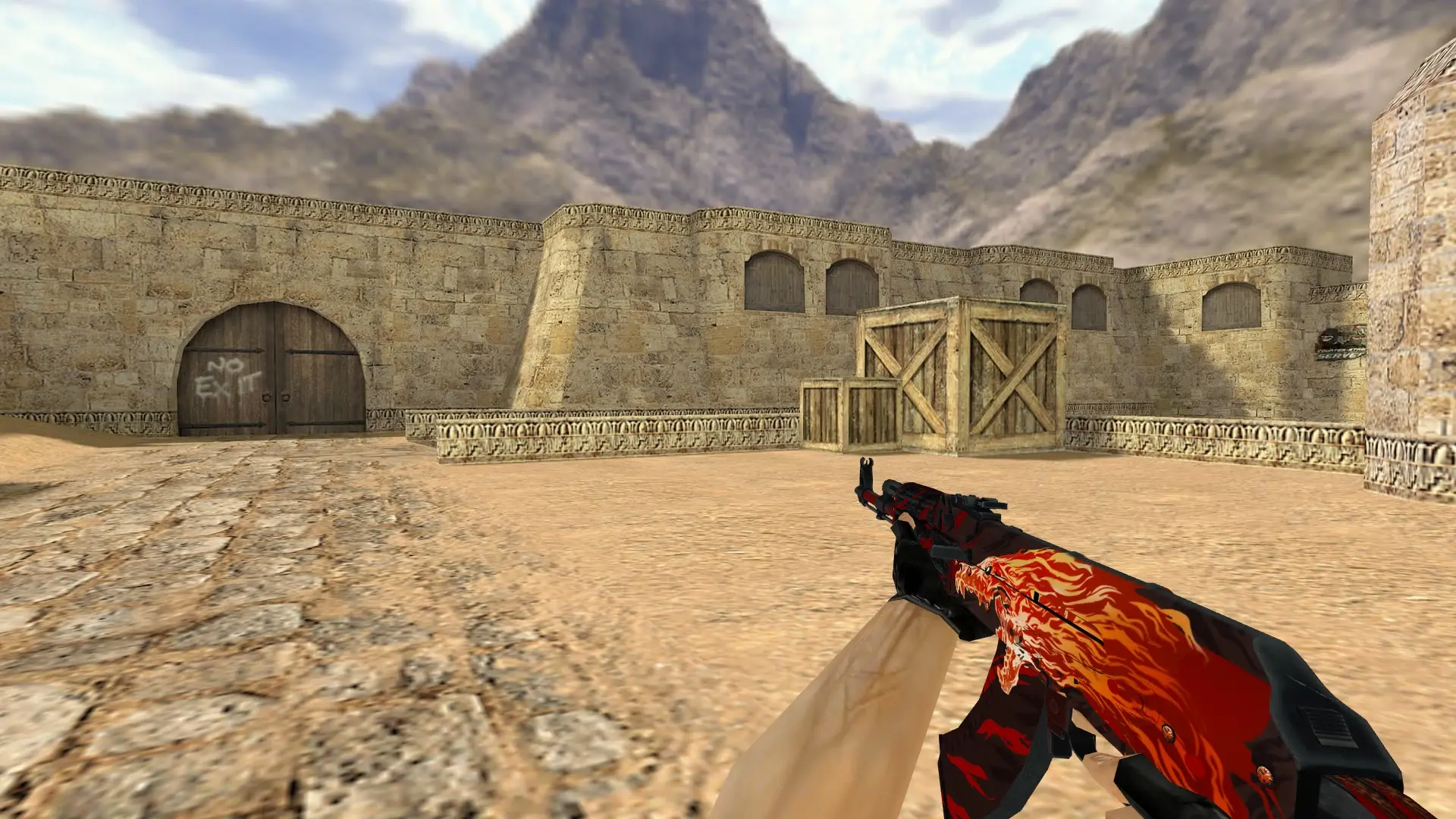 AK-47: Howl Weapon Pack — de_dust2 (first person)