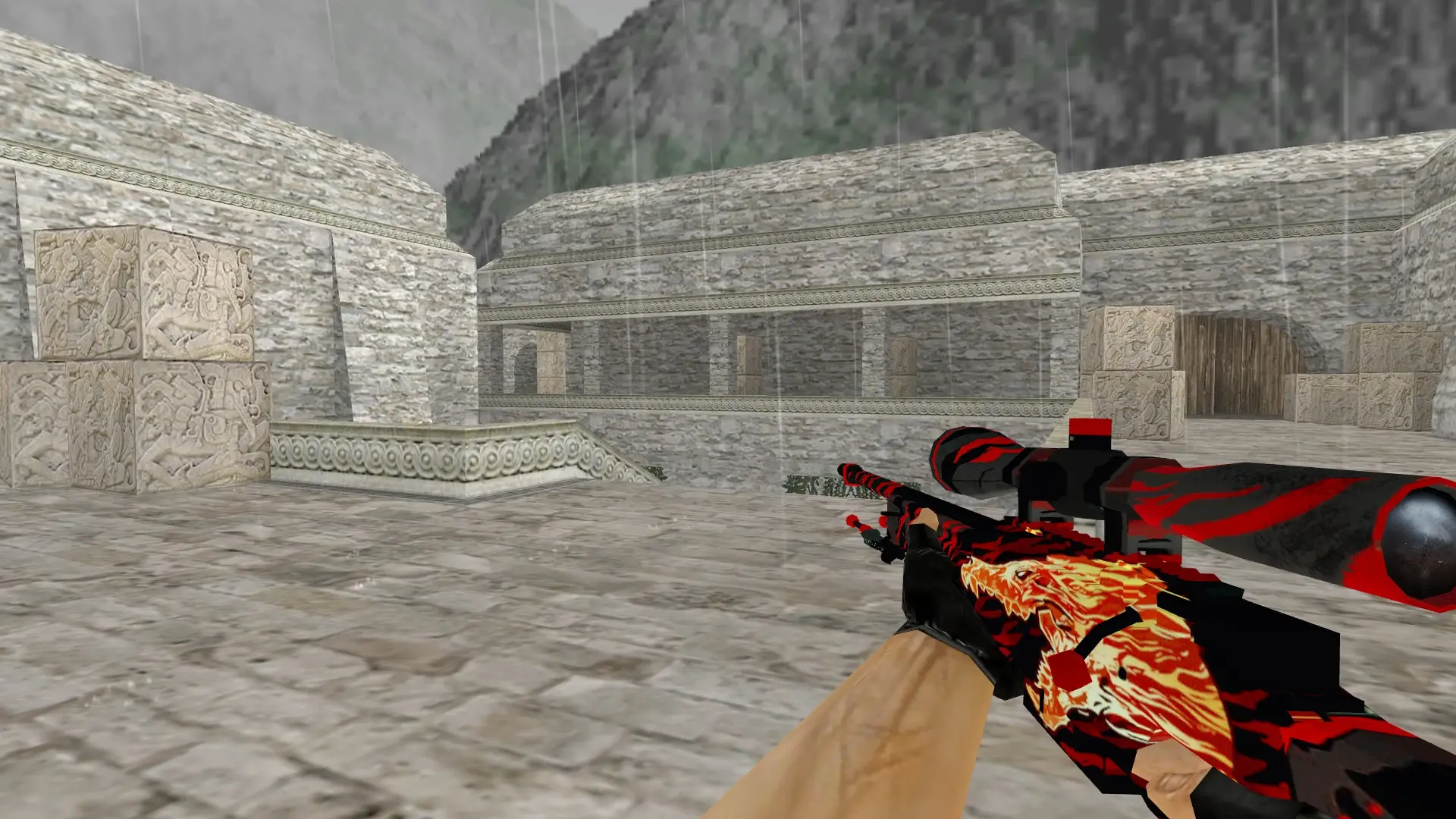 AWP: Howl Weapon Pack — de_aztec (first person)