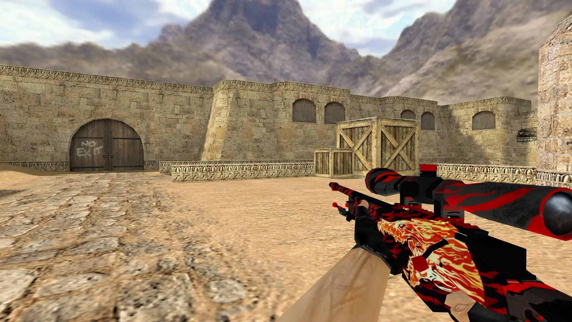 AWP: Howl Weapon Pack — de_dust2 (first person)