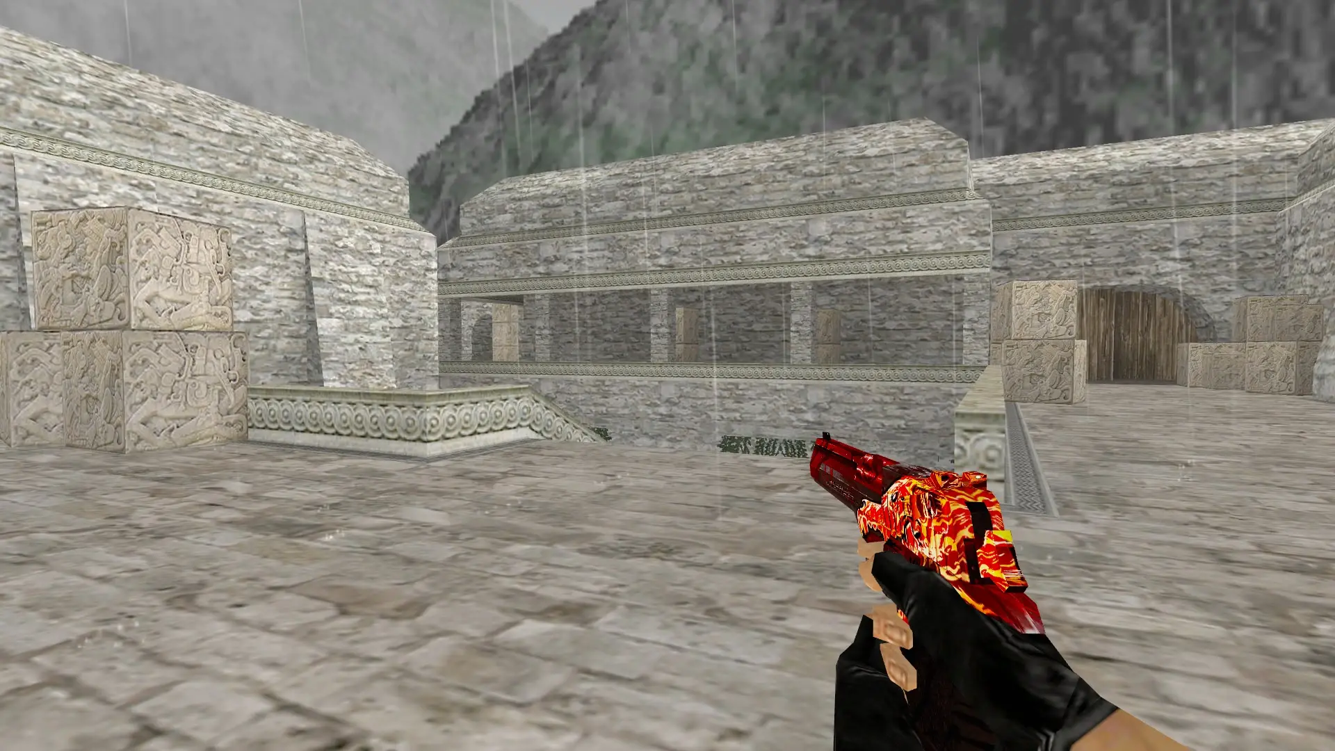 Desert Eagle: Howl Weapon Pack — de_aztec (first person)