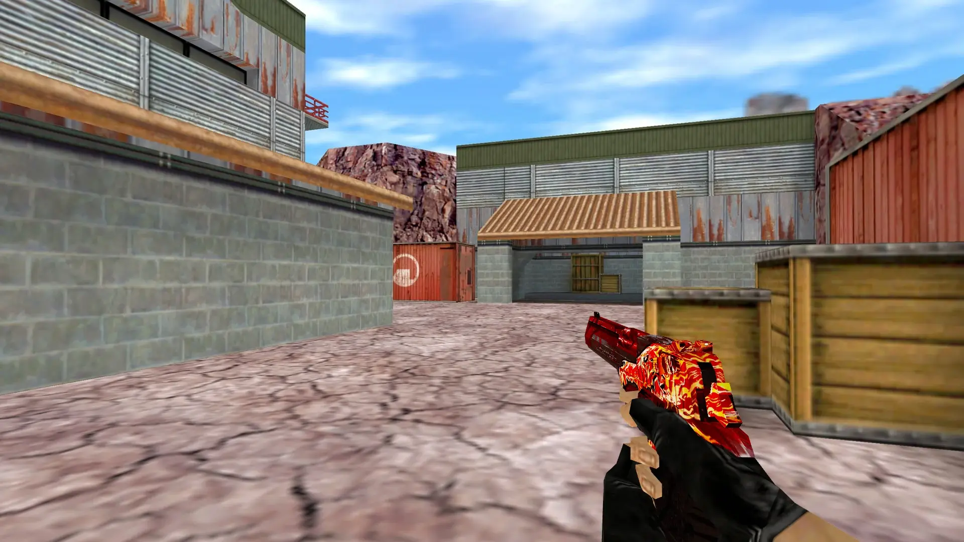 Desert Eagle: Howl Weapon Pack — de_nuke (first person)