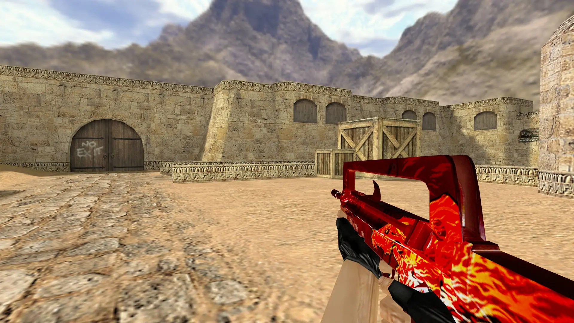 FAMAS: Howl Weapon Pack — de_dust2 (first person)