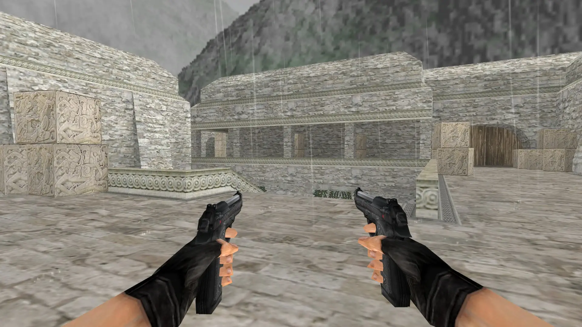 Dual Berettas: HD Pistols Skin Pack — de_aztec (first person)