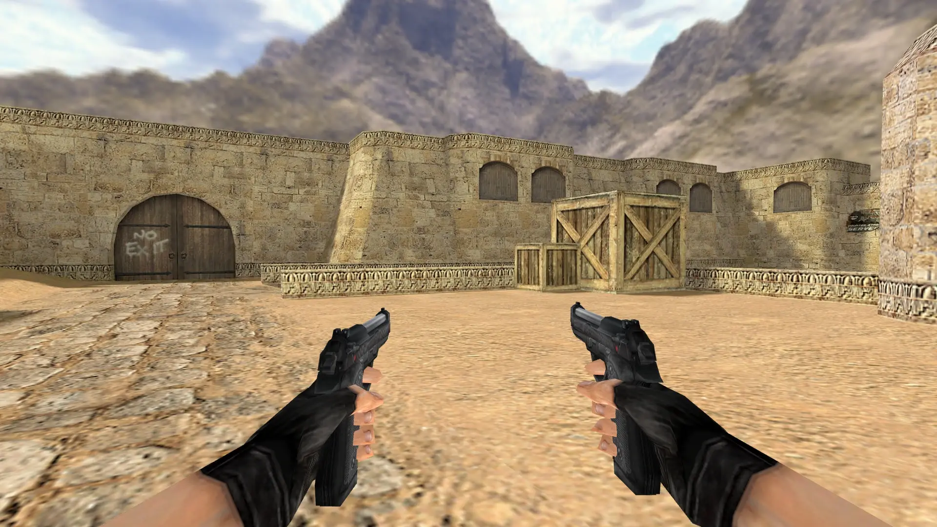 Dual Berettas: HD Pistols Skin Pack — de_dust2 (first person)