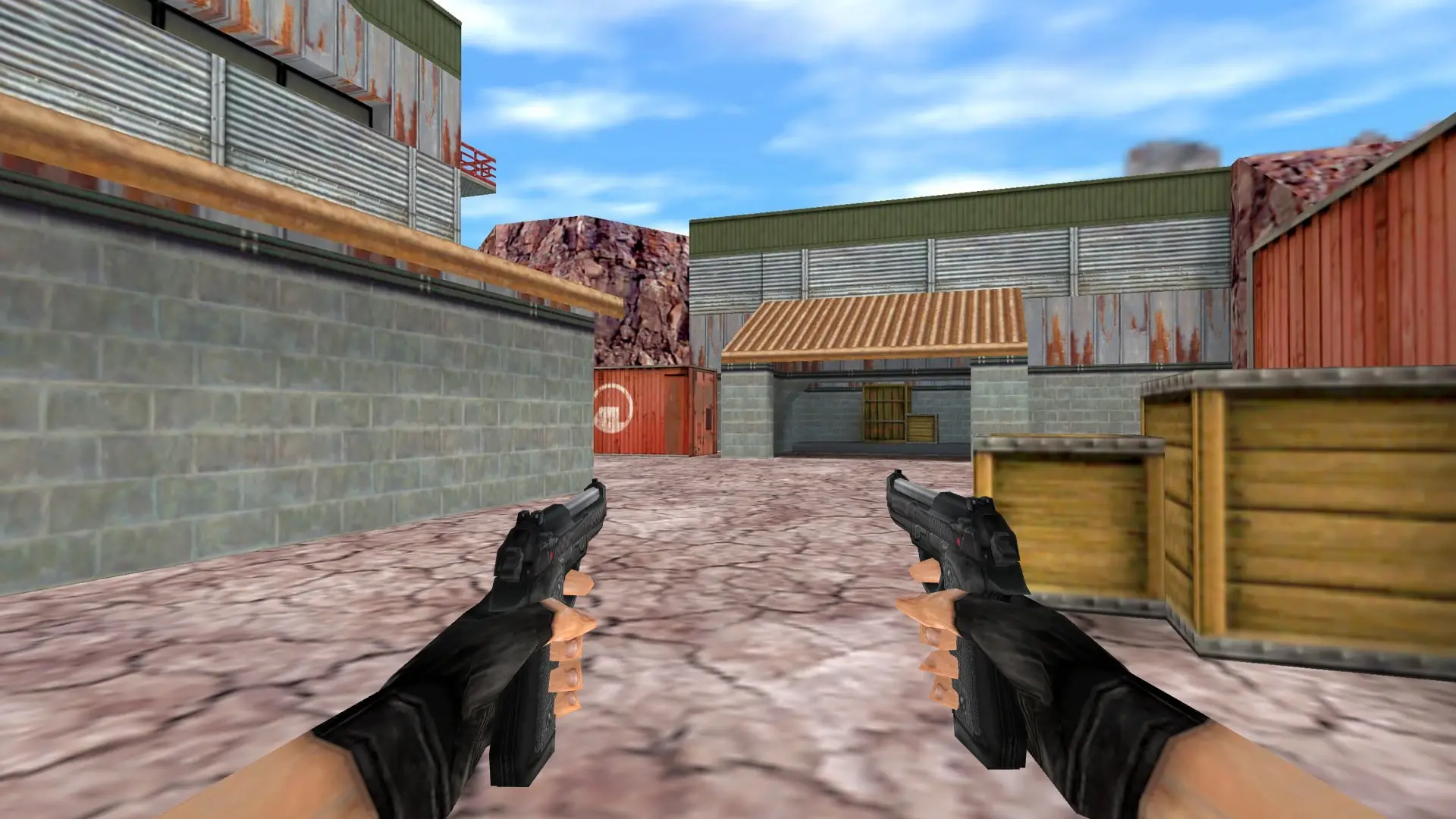 Dual Berettas: HD Pistols Skin Pack — de_nuke (first person)