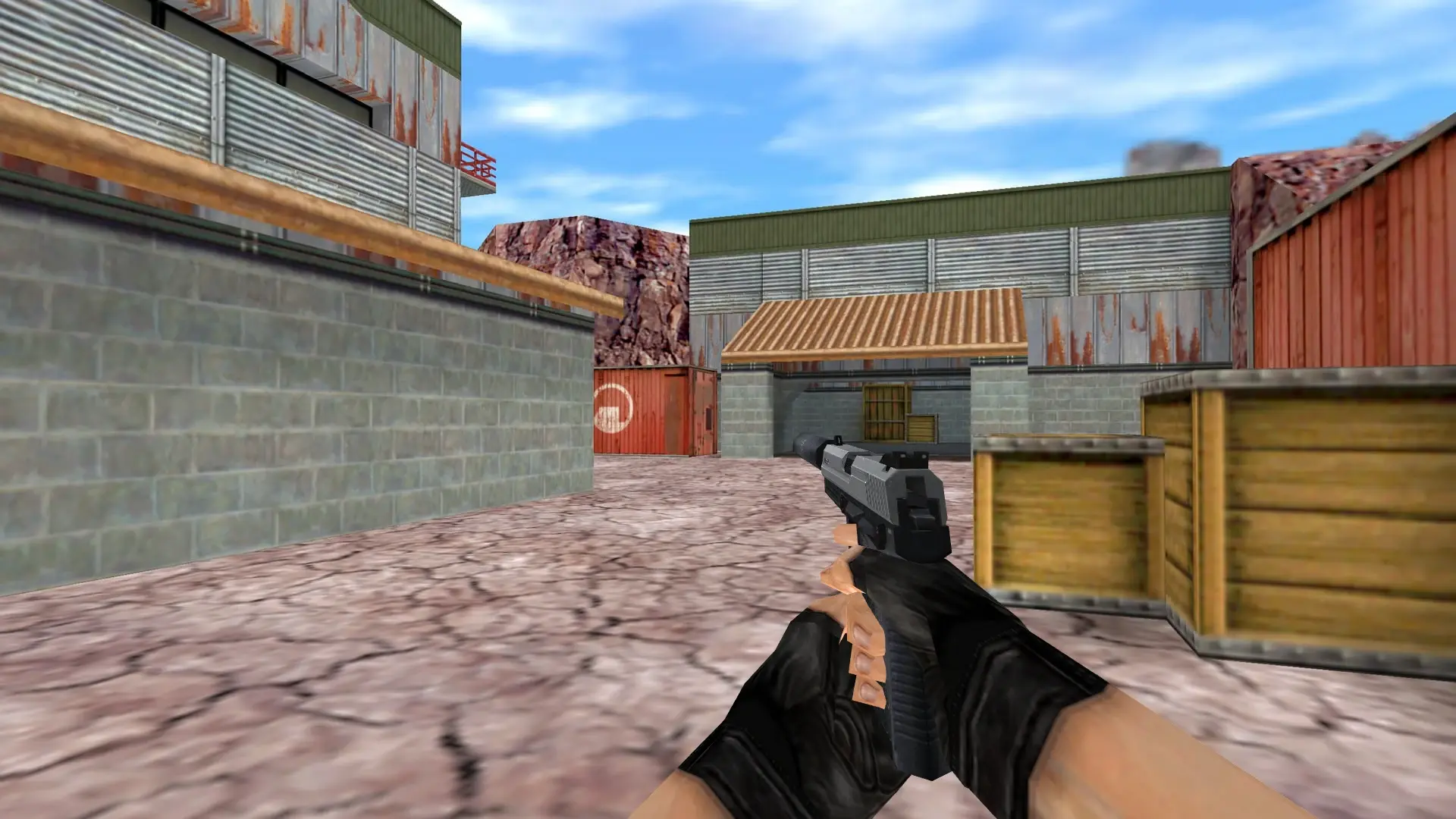 USP: HD Pistols Skin Pack — de_nuke (first person)