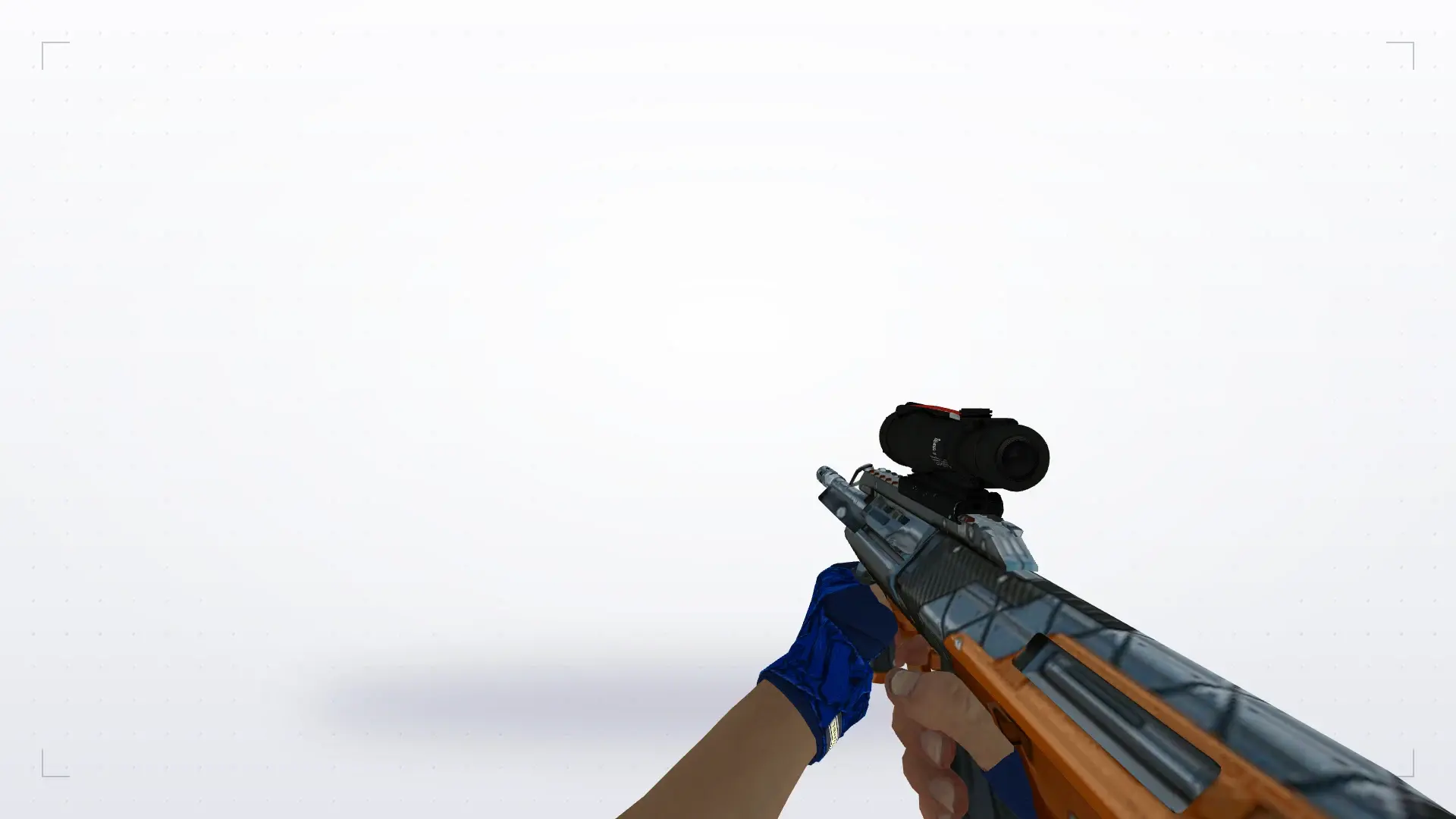 AUG: Hand Wraps Cobalt Skulls Pack — first person