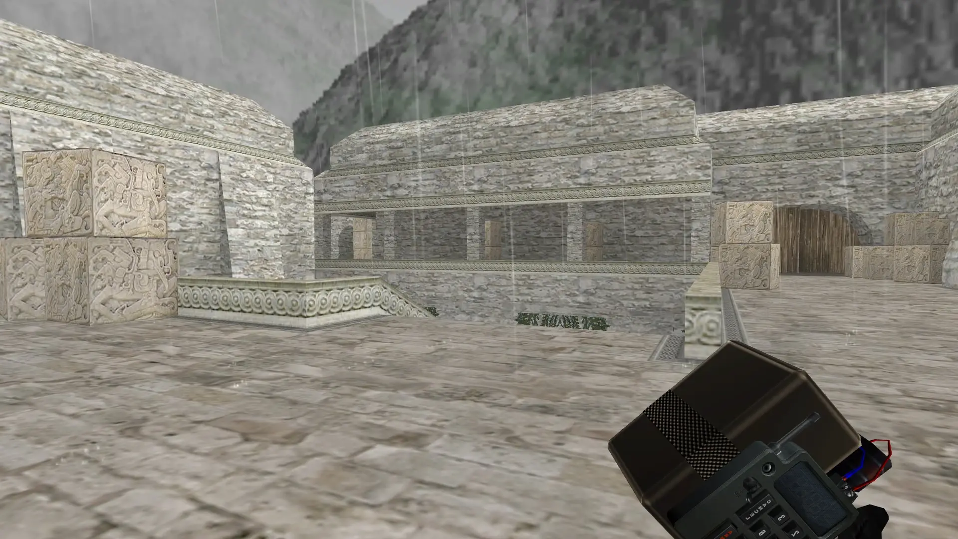Def_one C4 on CS:S Hands — de_aztec (first person)